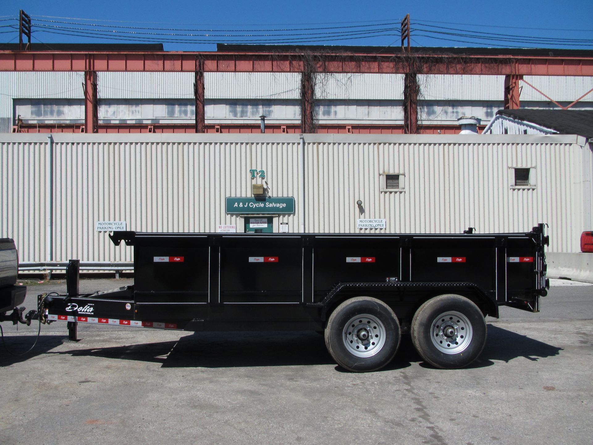 NEW Delta 14FT 14,000 GVW HYD Tilting Dump Trailer