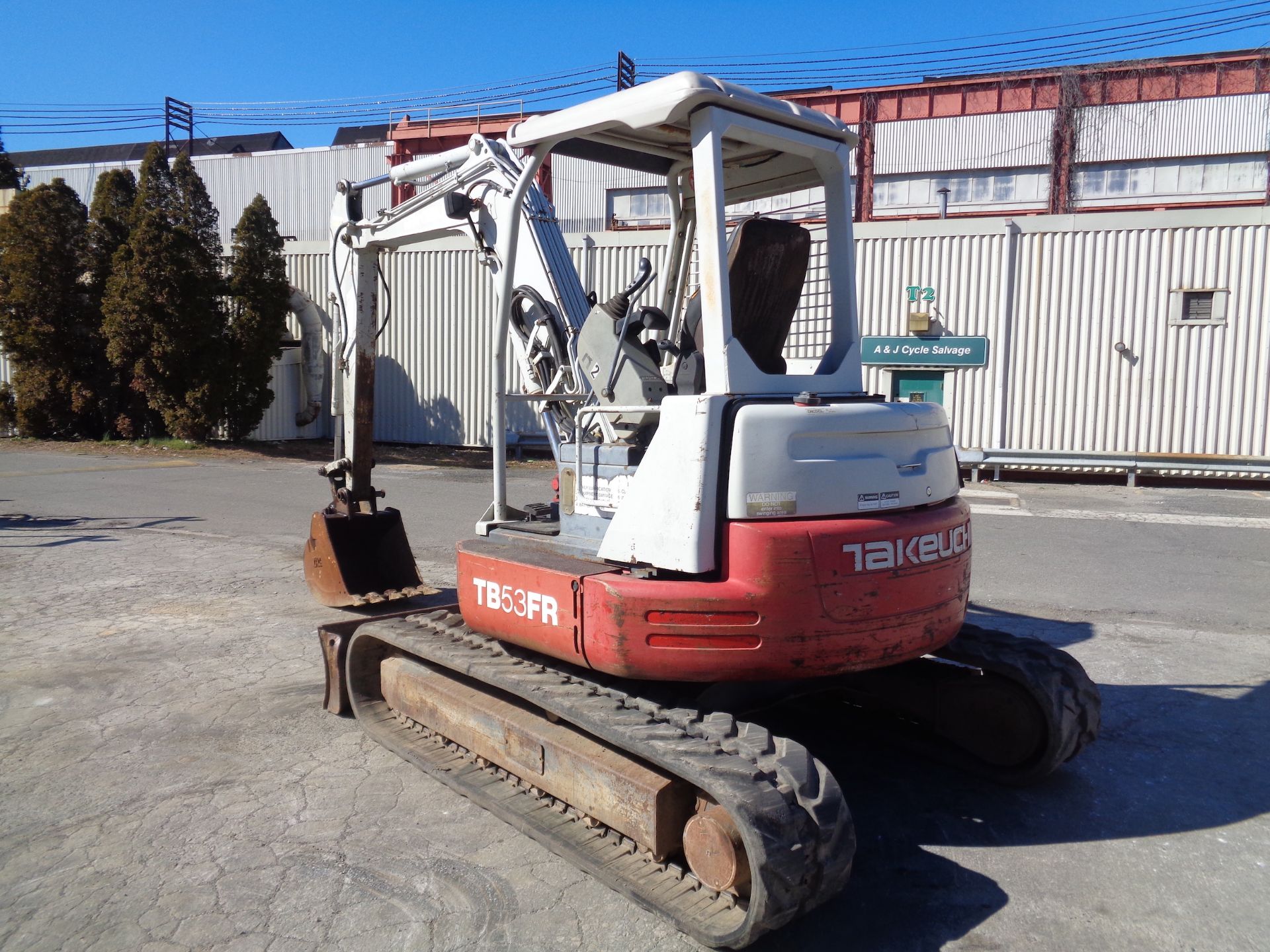 Takeuchi TB53FR Mini Excavator - Image 4 of 8