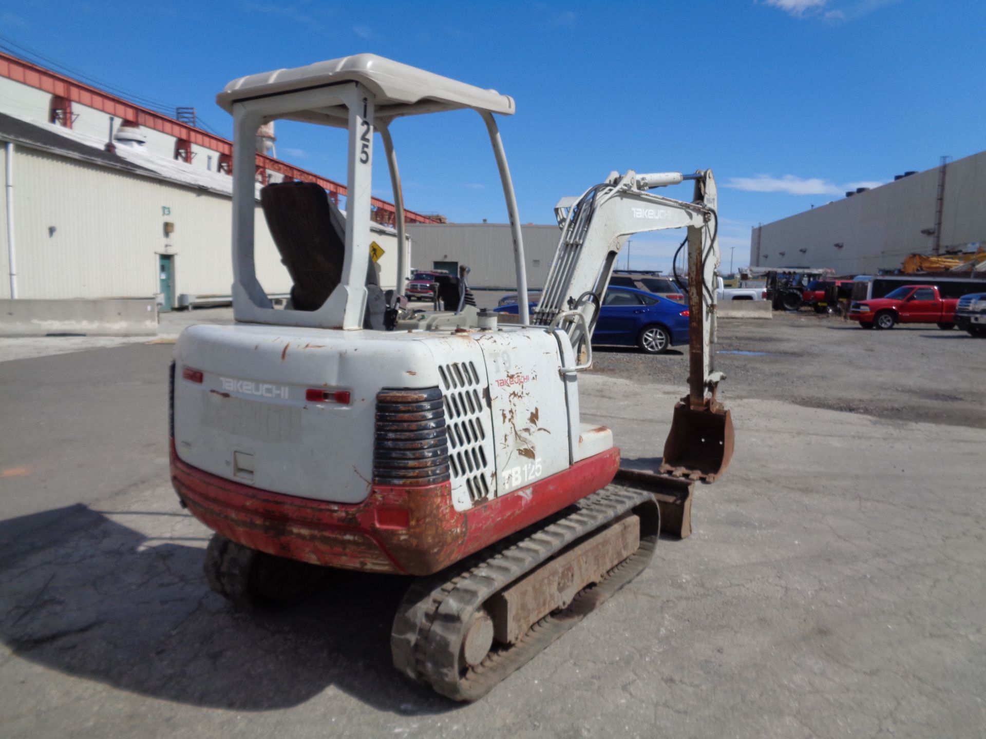 Takeuchi TB125 Mini Excavator - Image 6 of 8