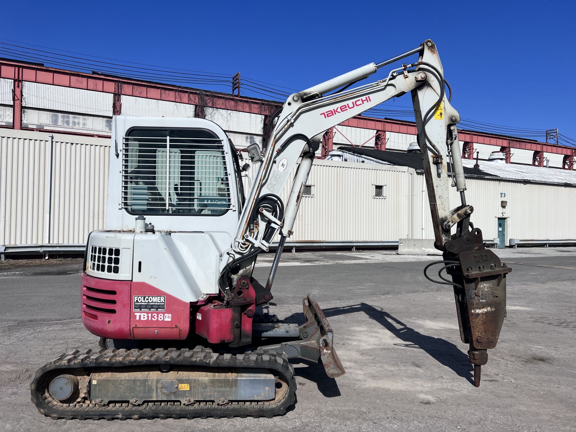 Takeuchi TB138FR Excavator - Image 3 of 14