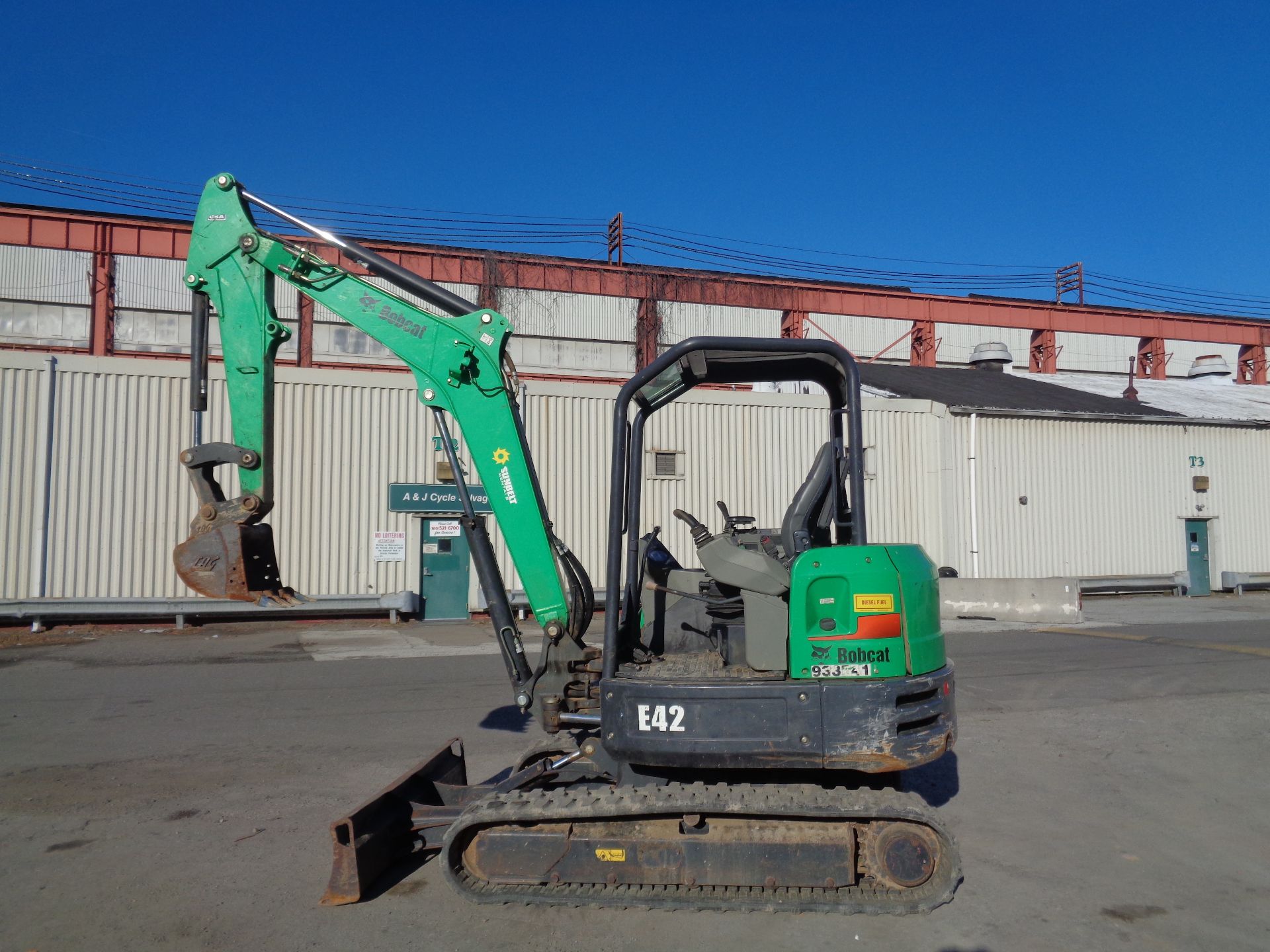 2016 Bobcat E42 Mini Excavator - Image 5 of 16