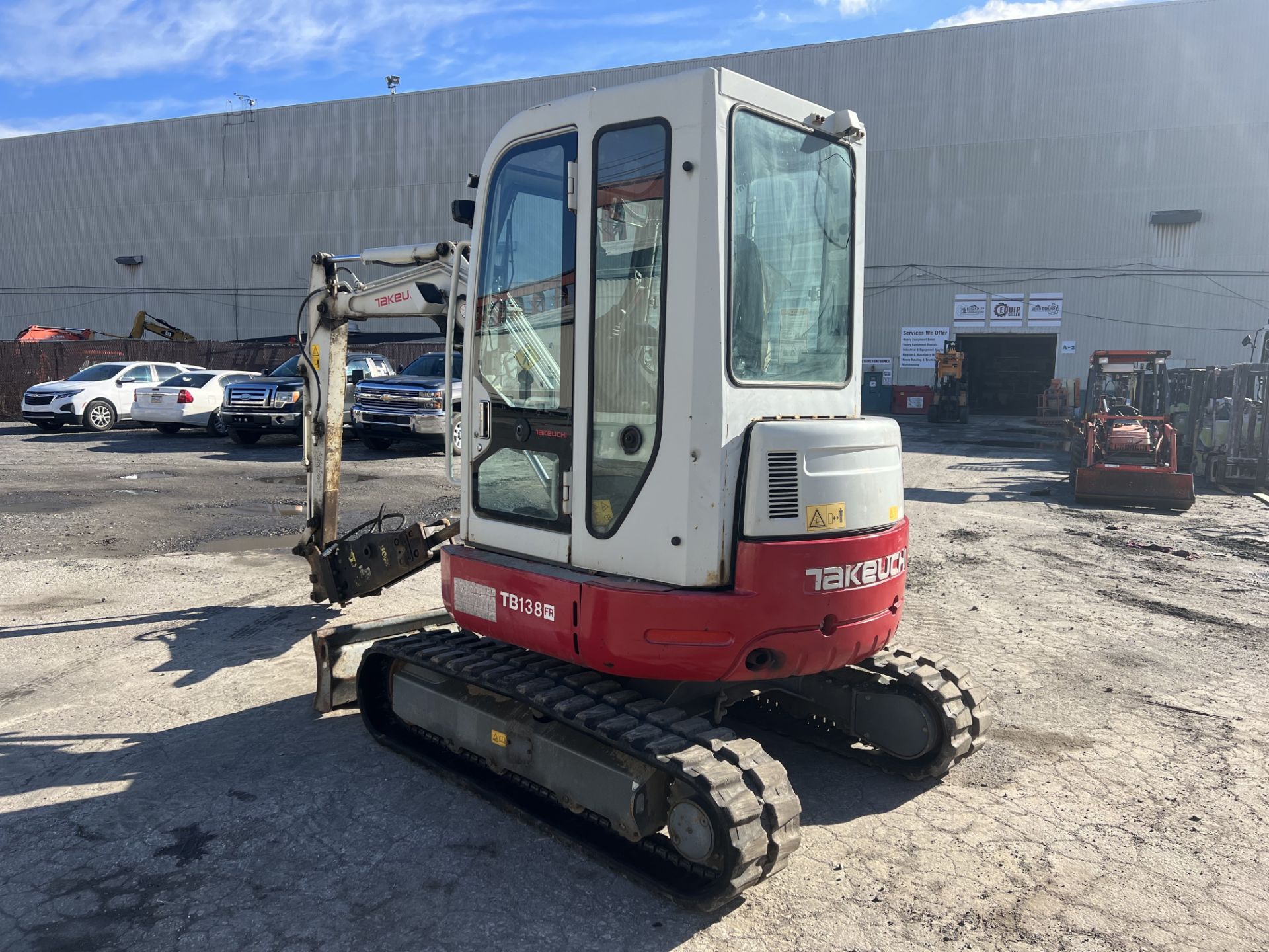 2014 Takeuchi TB138FR Mini Excavator - Image 4 of 10