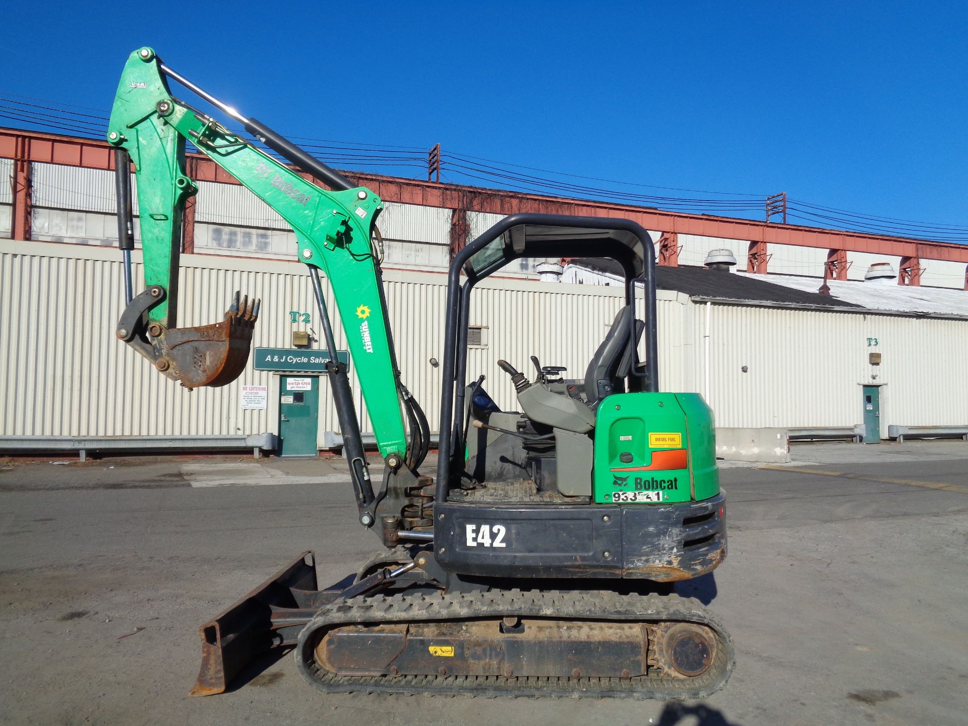 2016 Bobcat E42 Mini Excavator - Image 3 of 16