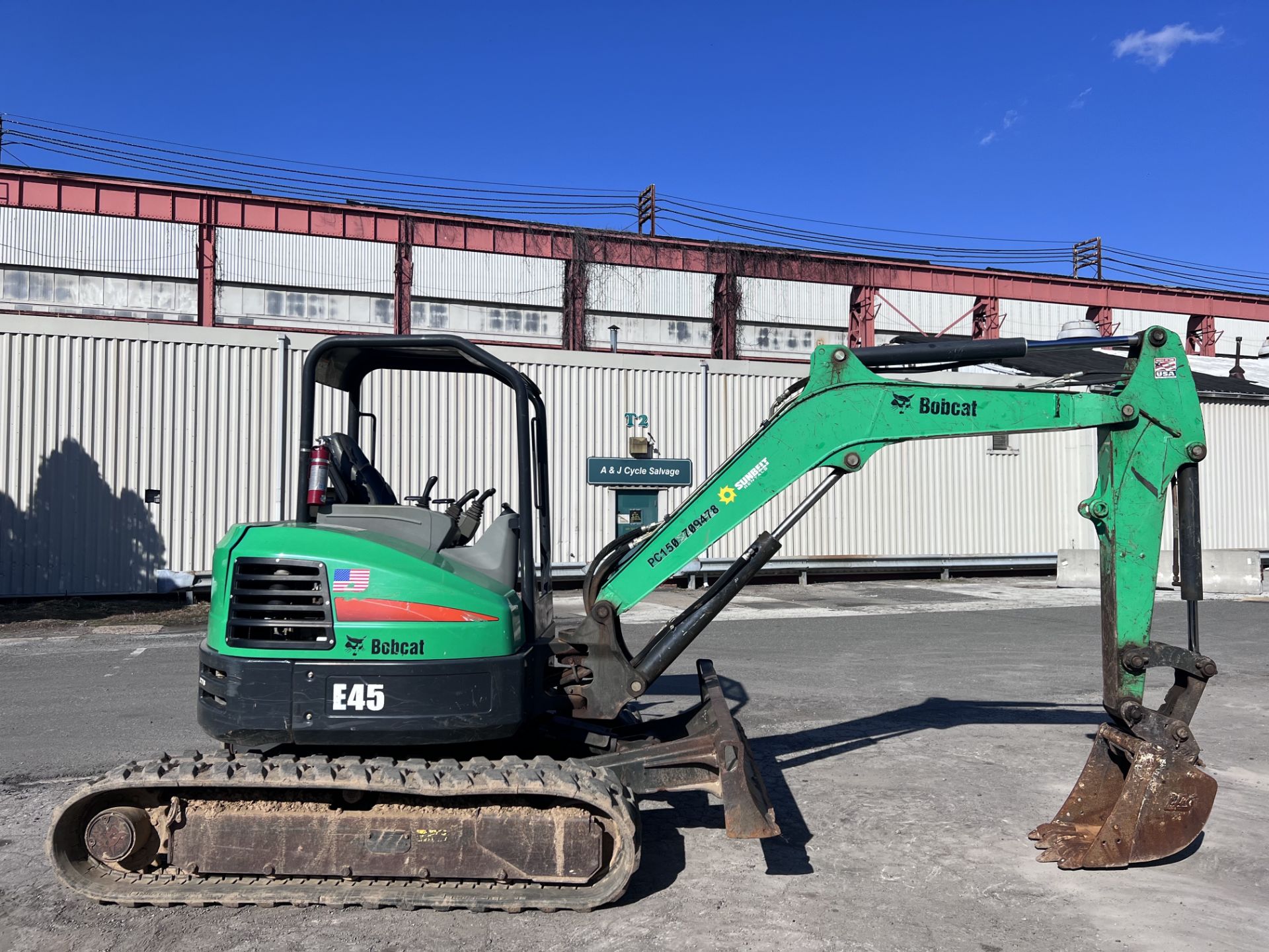 2015 Bobcat E45 Excavator - Image 2 of 8