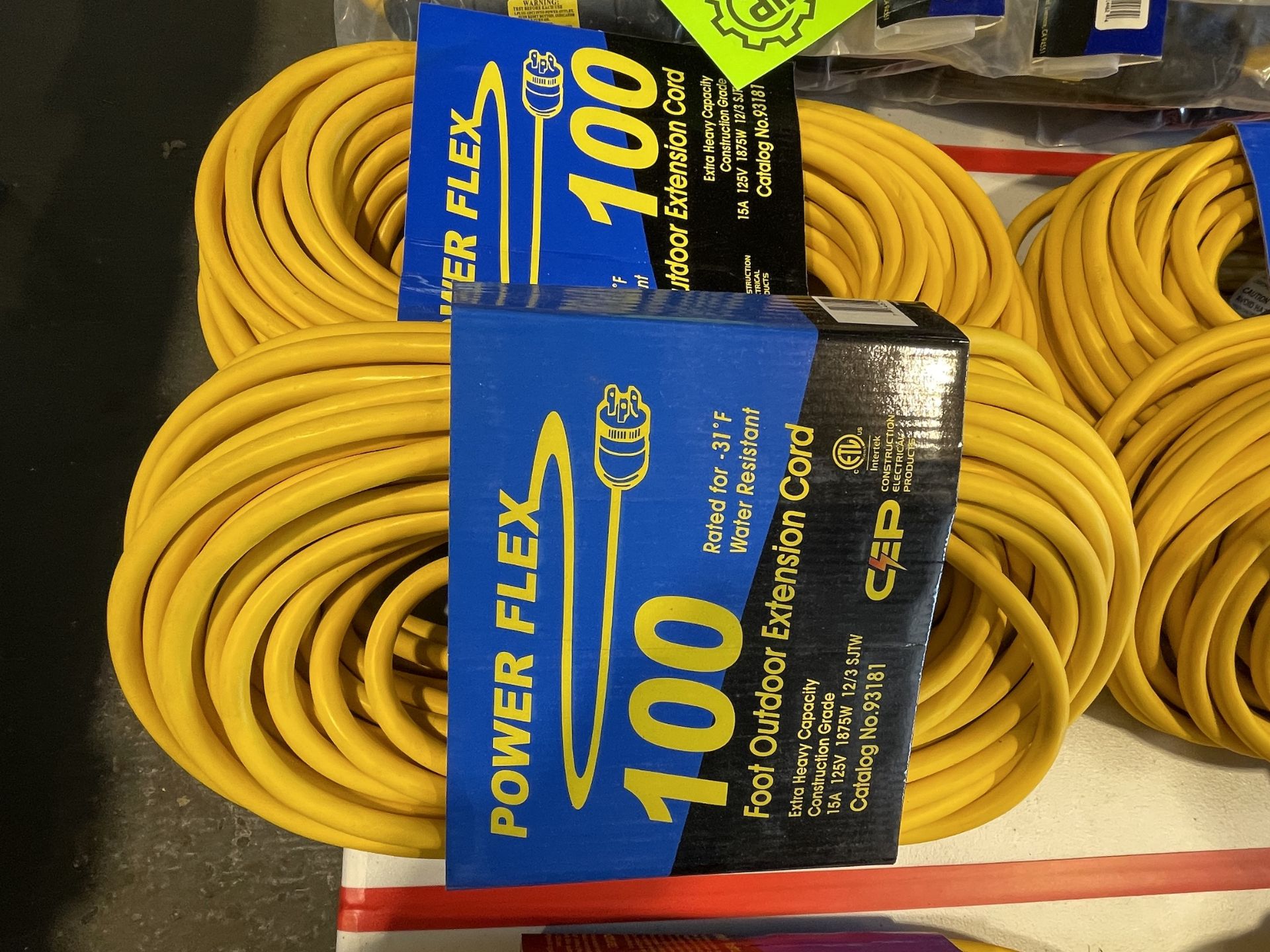 Lot of 4 100ft Outdoor Extension Cord - Upland - Image 4 of 6