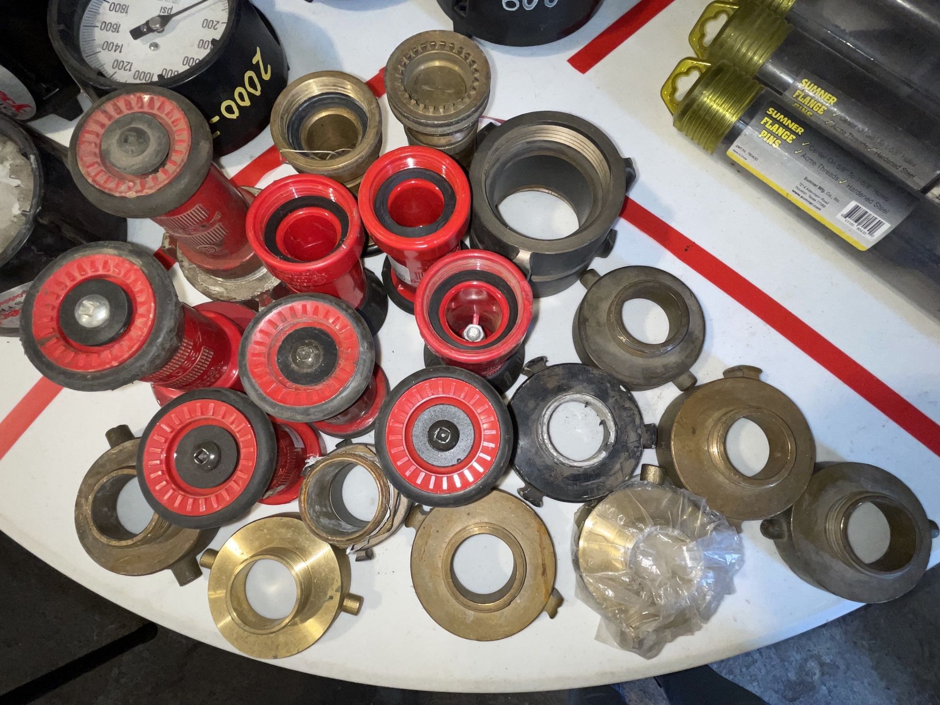 Lot of Fire Hose Nozzle's - Upland