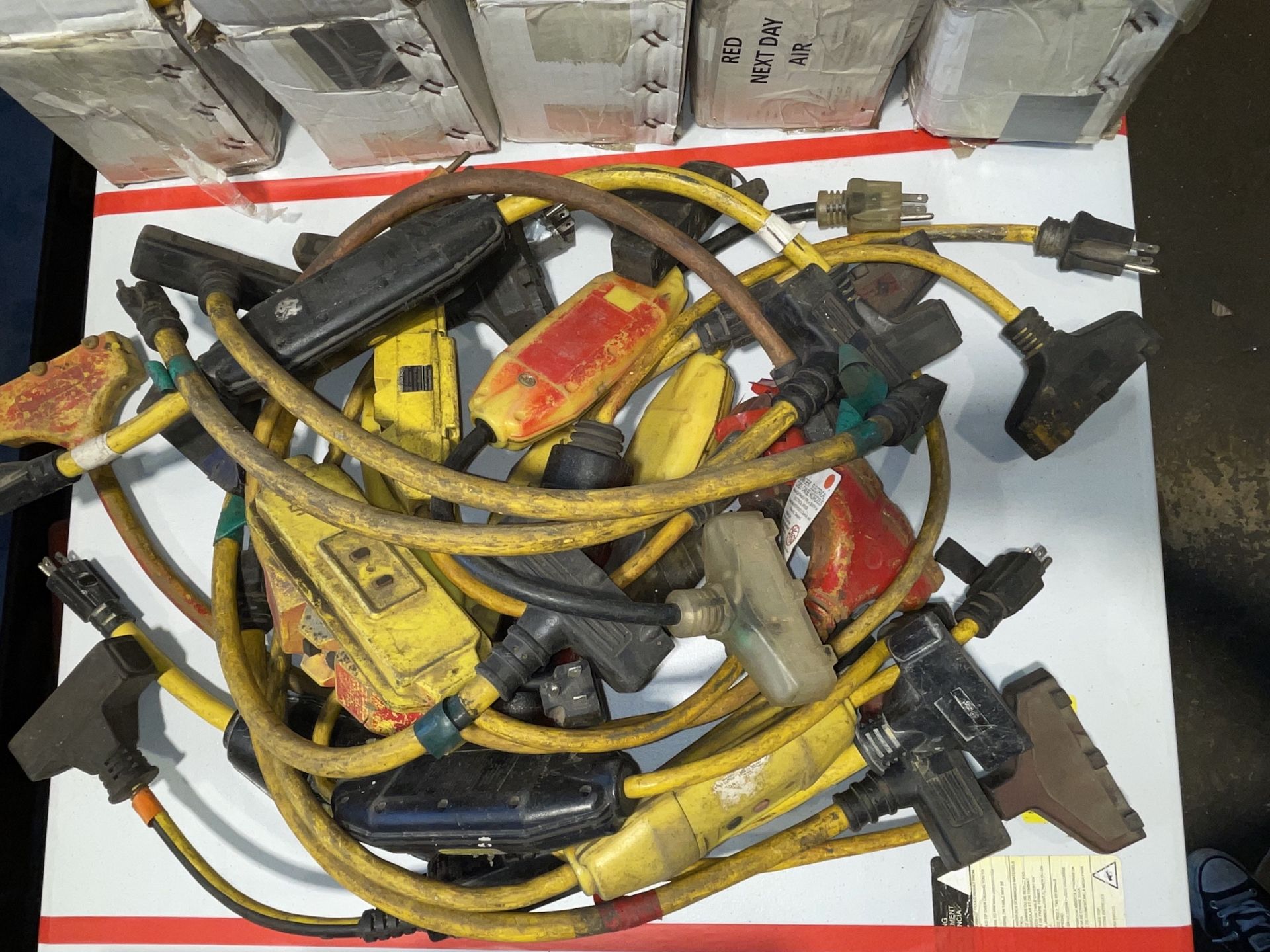 Lot of Power Block Extension Cords - Upland