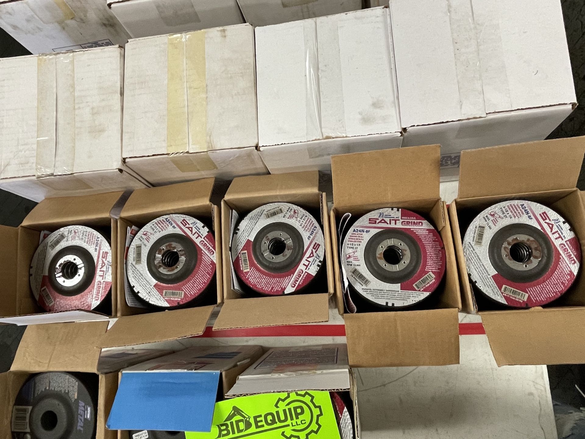 Lot of Brand New Type 27 Depressed Center Grinding Wheels - Upland