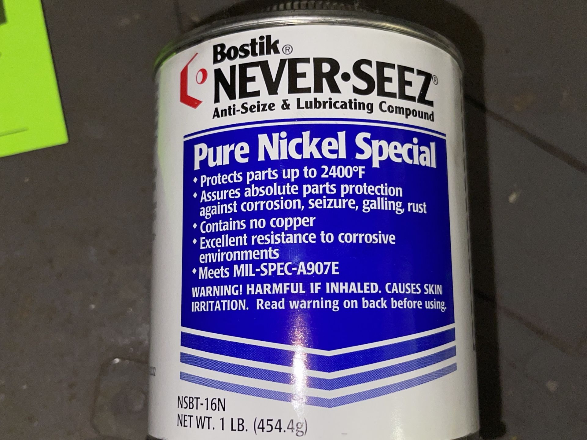 Lot of 13 Never Seez Anti-Seize & Lubricating Compound - Upland - Image 3 of 6