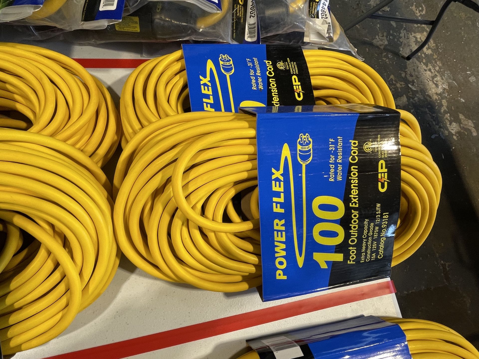 Lot of 4 100ft Outdoor Extension Cord - Upland - Image 5 of 6