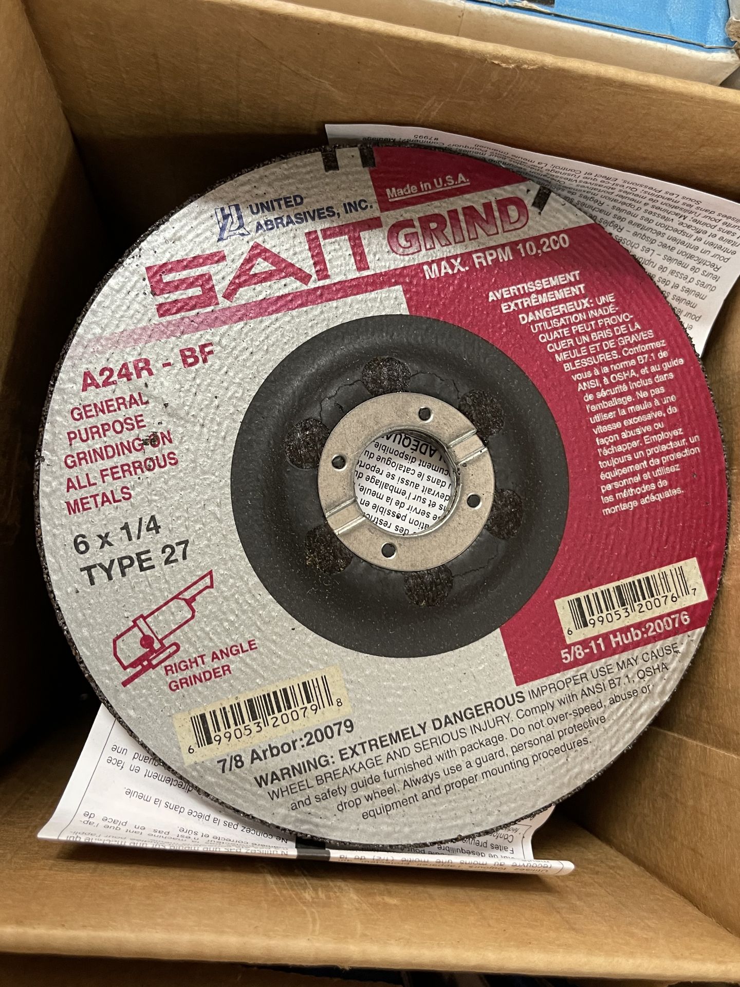 Lot of Brand New Type 27 Depressed Center Grinding Wheels - Upland - Image 4 of 7
