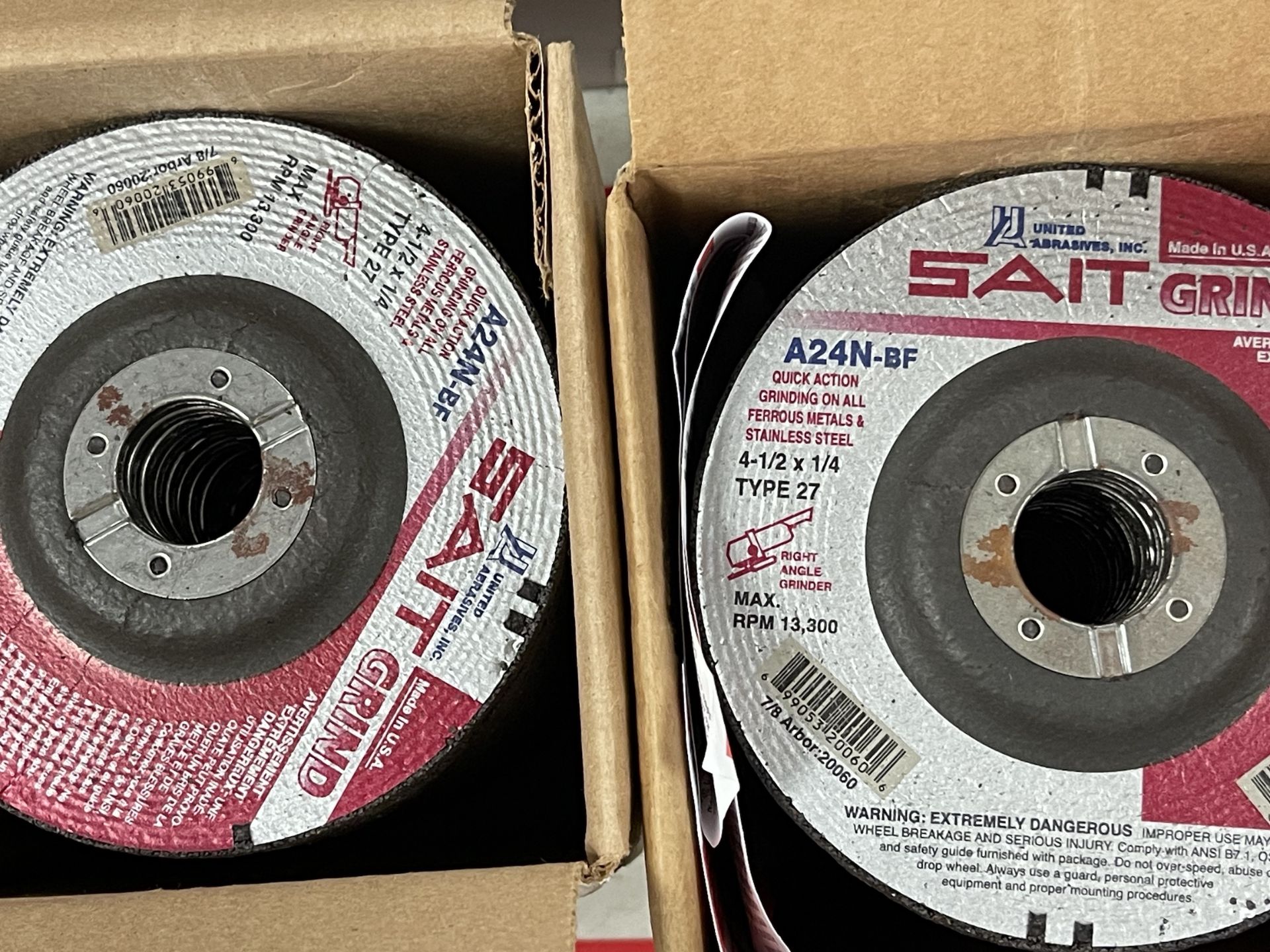 Lot of Brand New Type 27 Depressed Center Grinding Wheels - Upland - Image 4 of 6