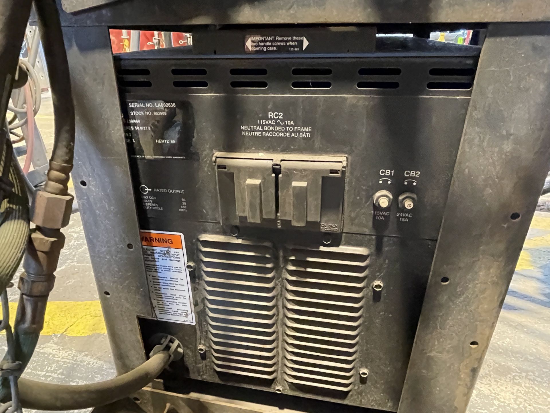 Miller Invision 456P DC Arc Welder - Upland - Image 11 of 13