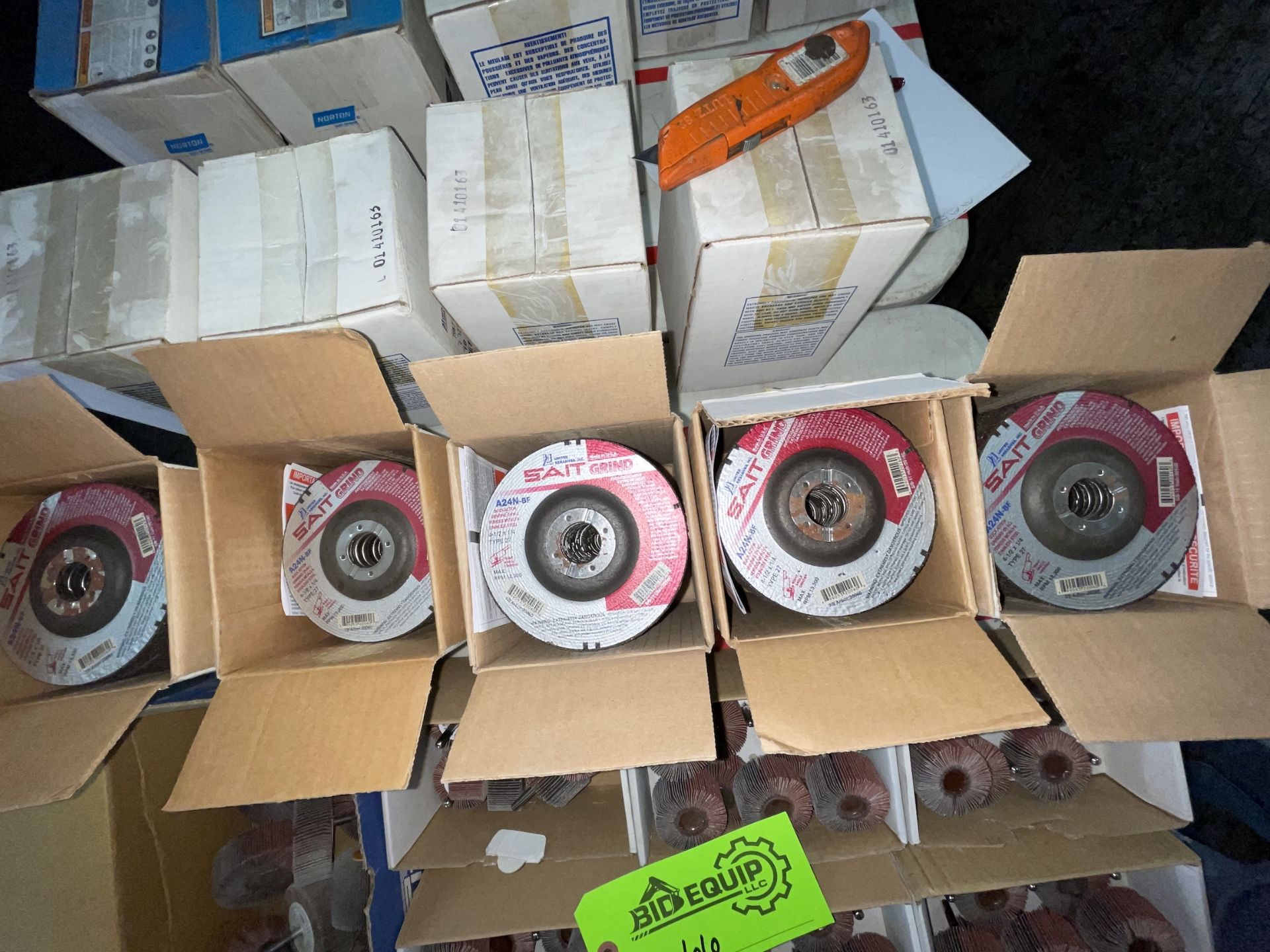 Lot of Brand New Type 27 Depressed Center Grinding Wheels - Upland