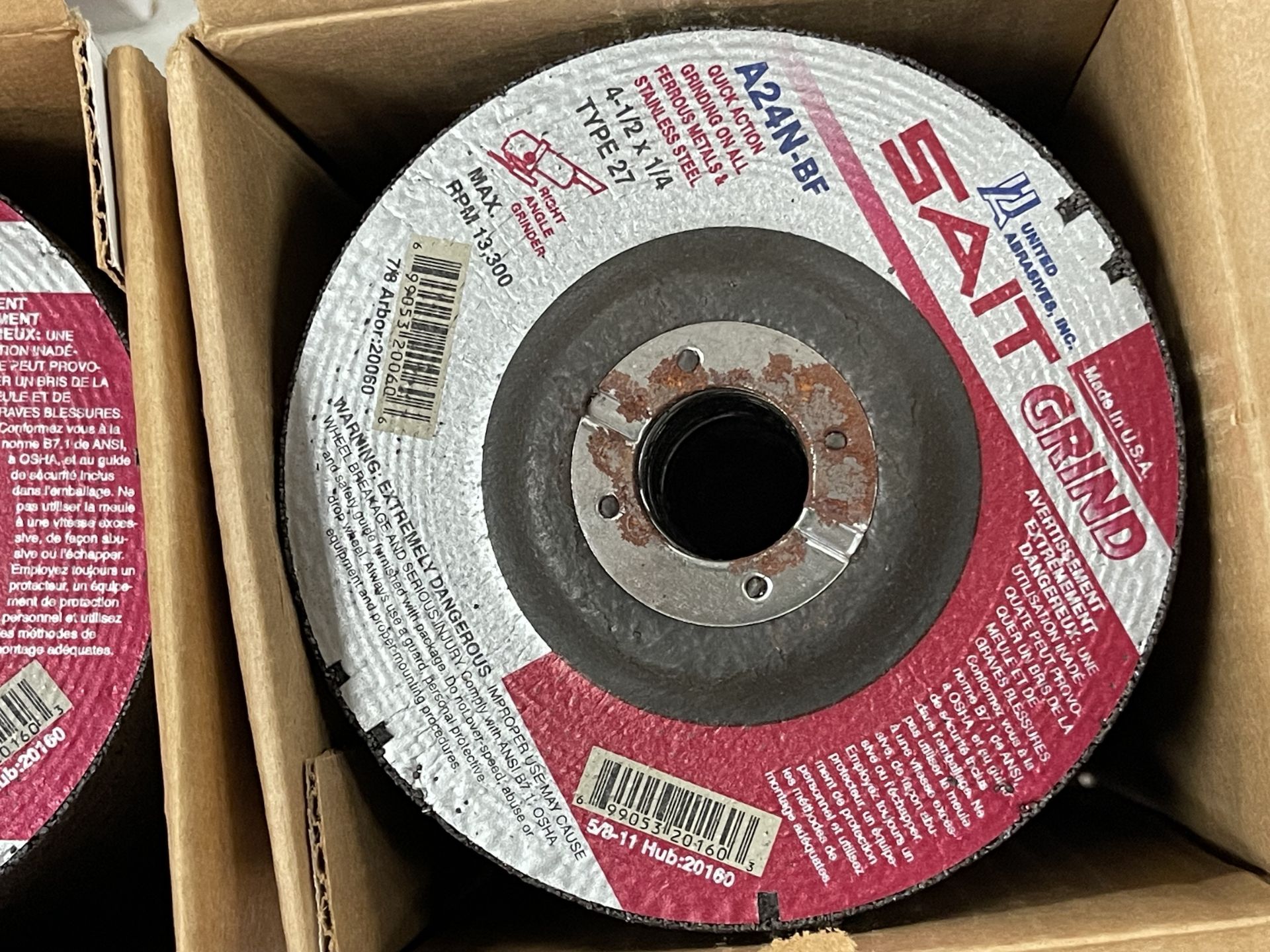 Lot of Brand New Type 27 Depressed Center Grinding Wheels - Upland - Image 3 of 6