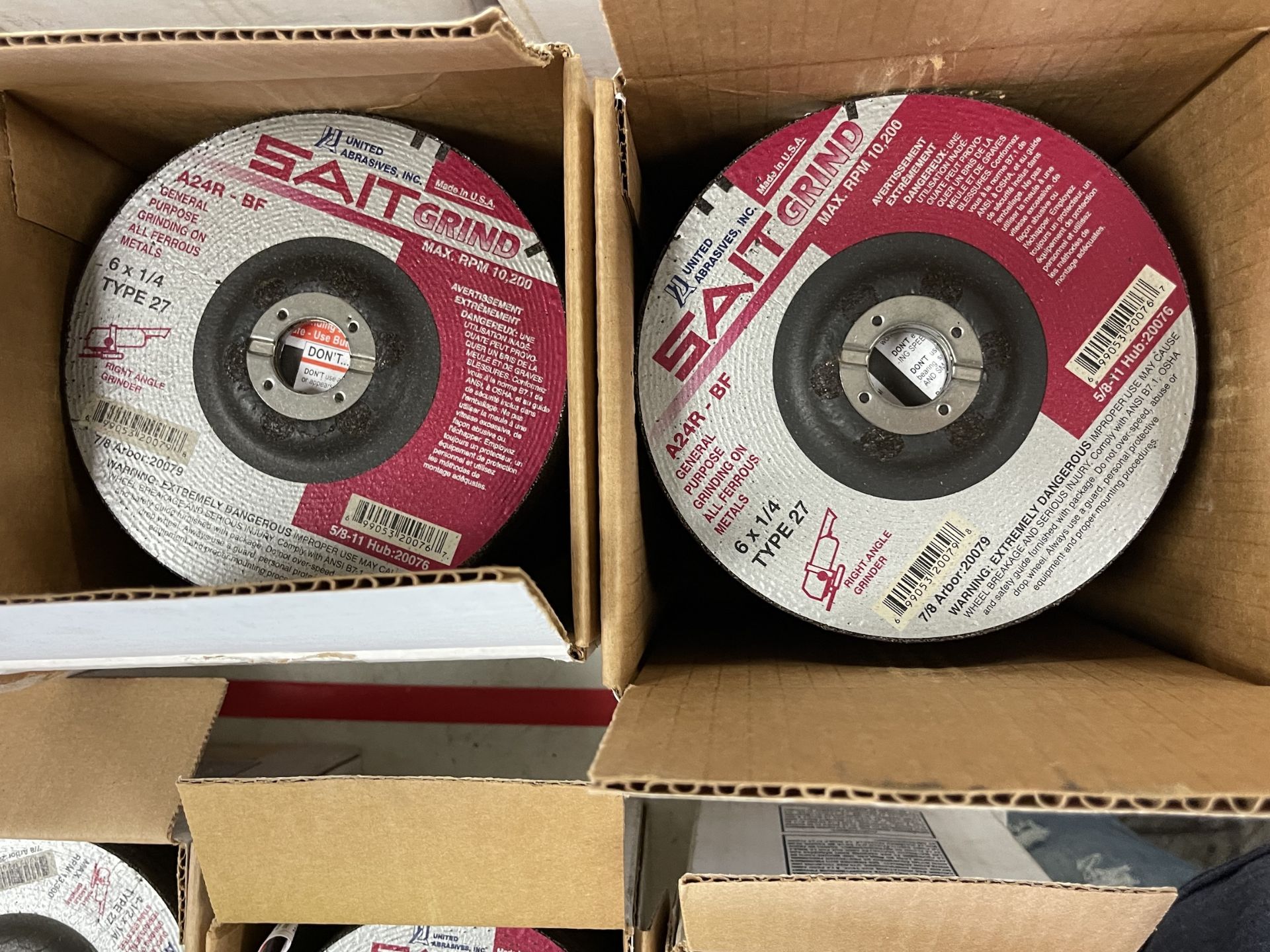 Lot of Brand New Type 27 Depressed Center Grinding Wheels - Upland - Image 6 of 7