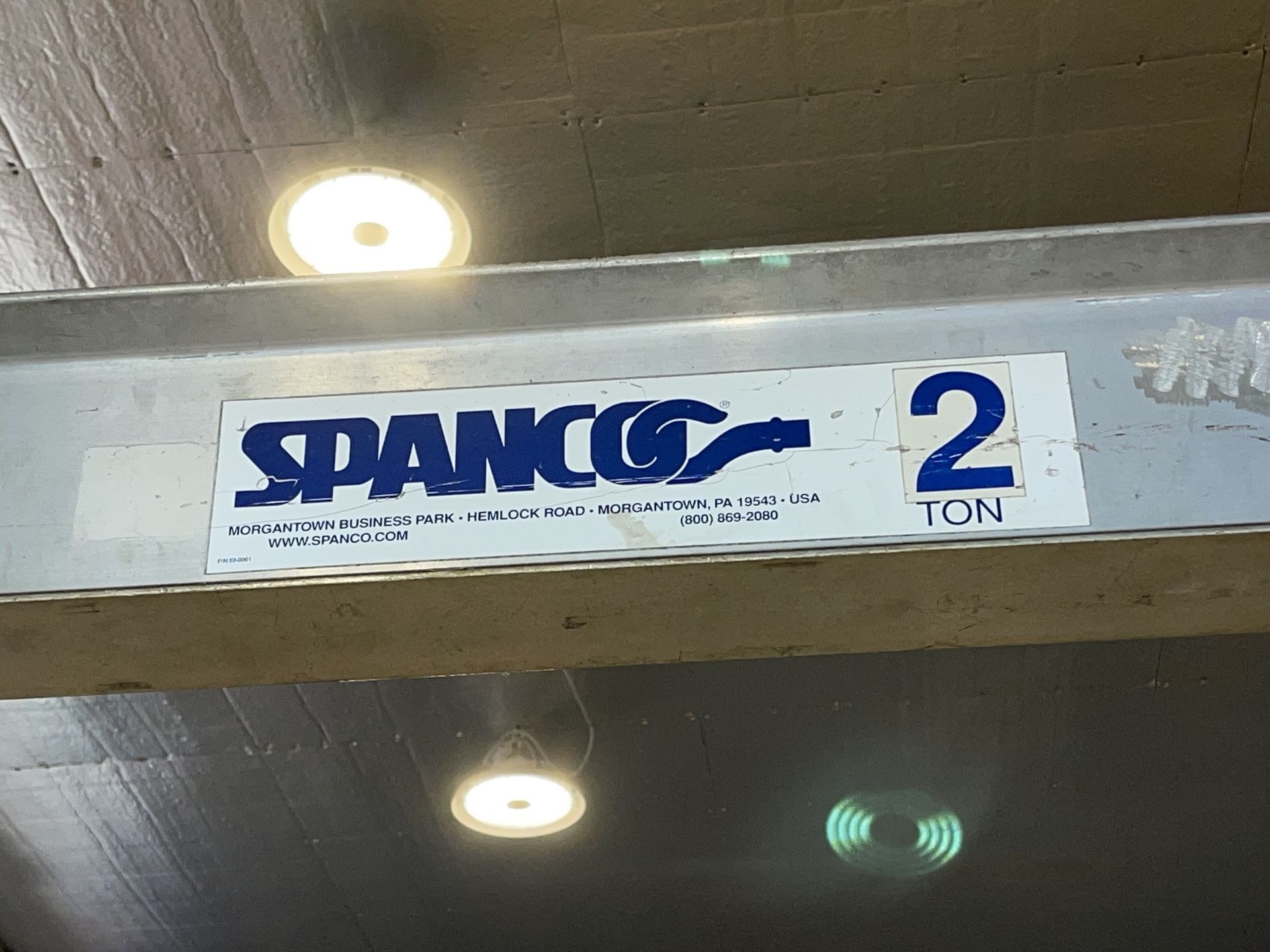 Spanco Aluminim 2 Ton Gantry Crane - Upland - Image 2 of 6