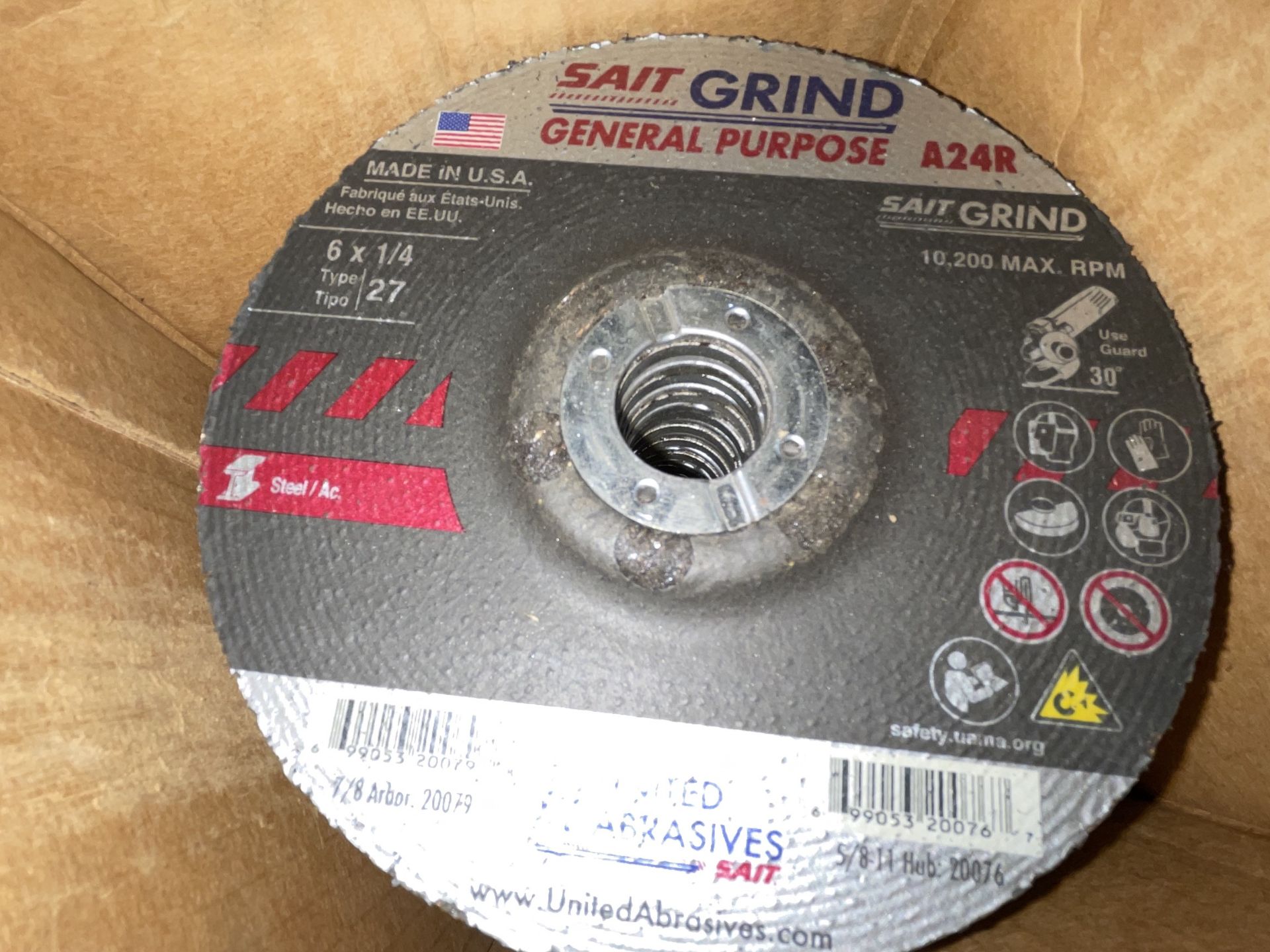 Lot of Steel Grinding Wheels - Upland - Image 4 of 11