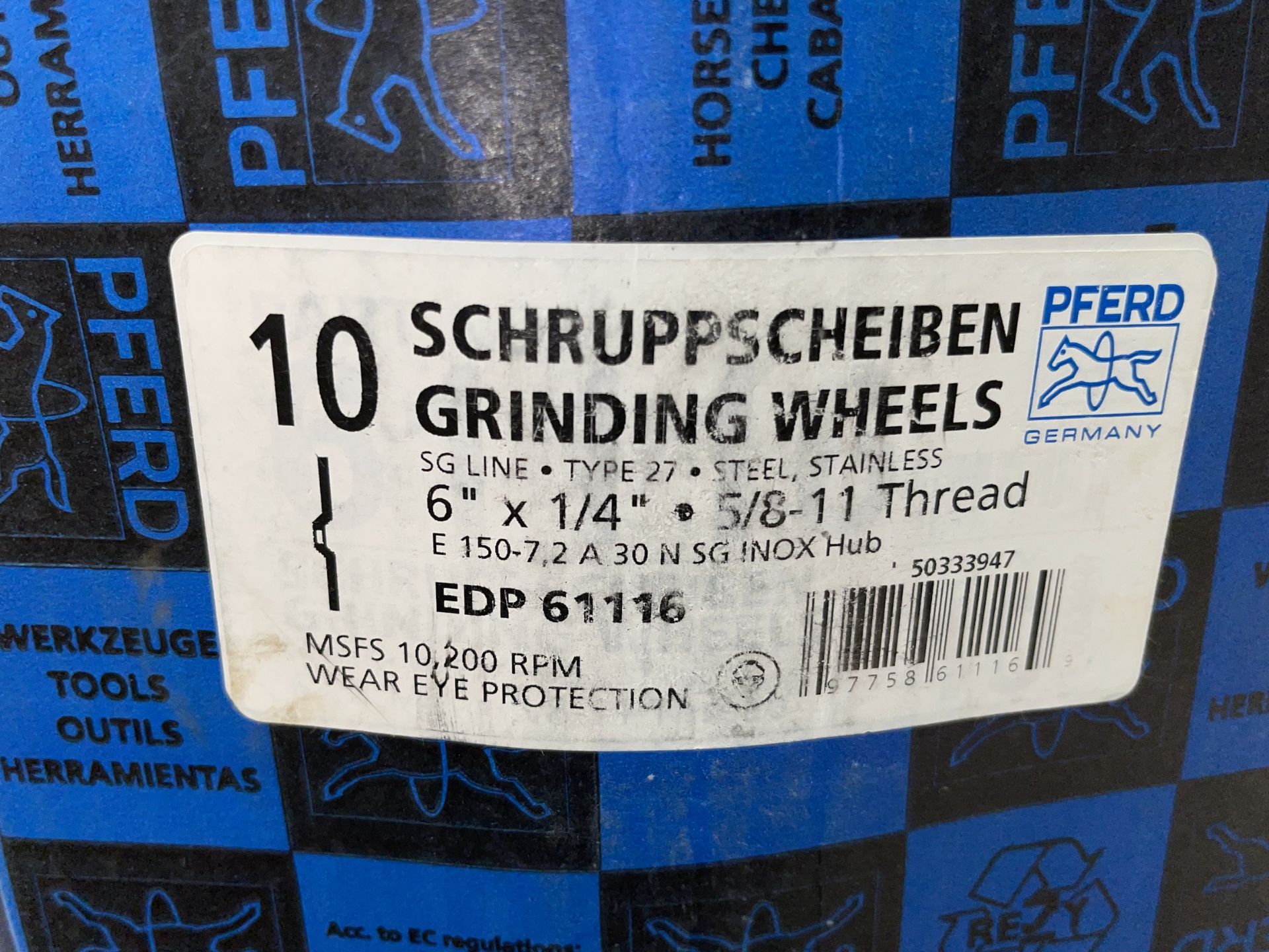 Lot of Grinding Wheels - Upland - Image 2 of 7