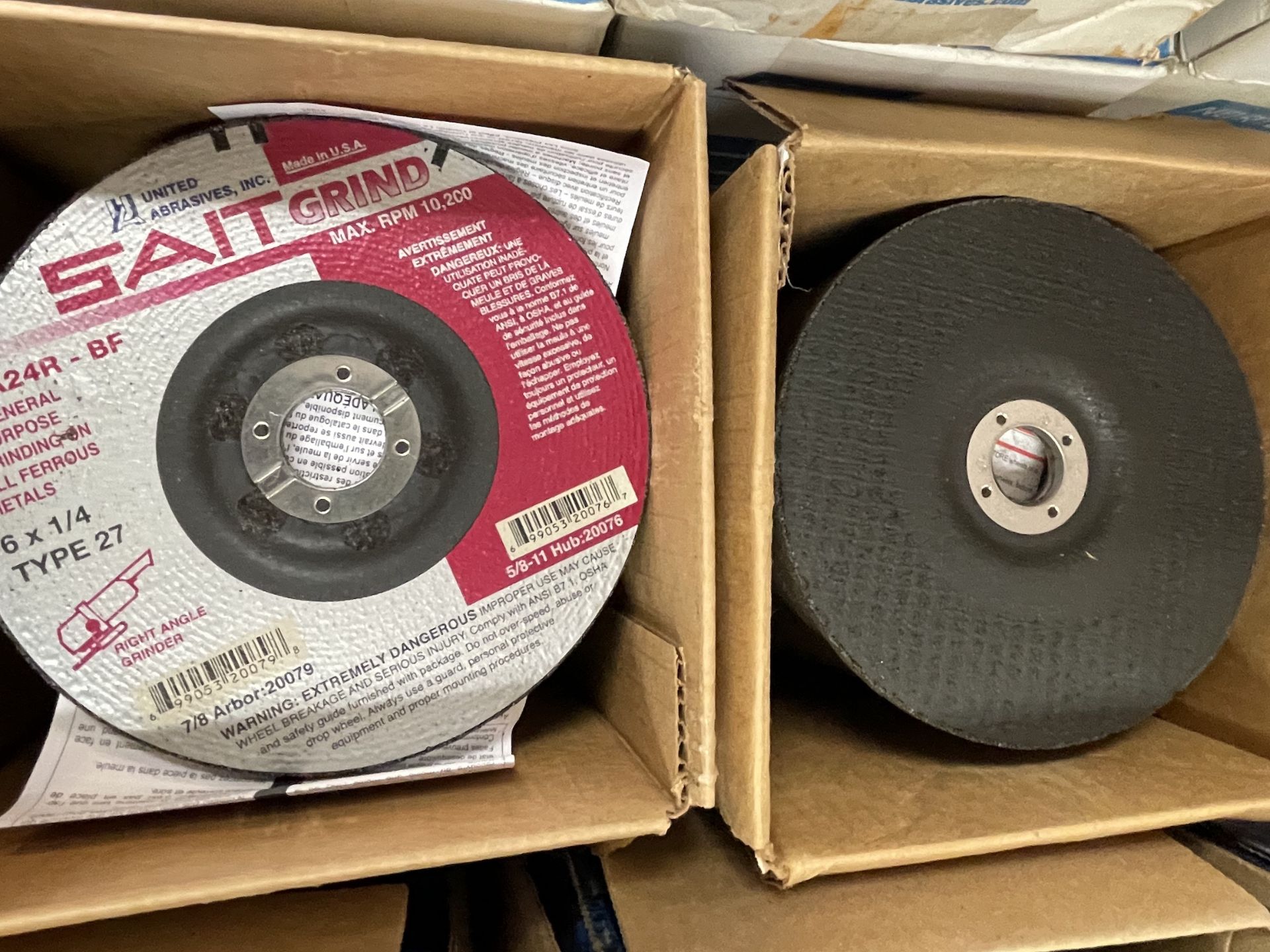 Lot of Brand New Type 27 Depressed Center Grinding Wheels - Upland - Image 3 of 7
