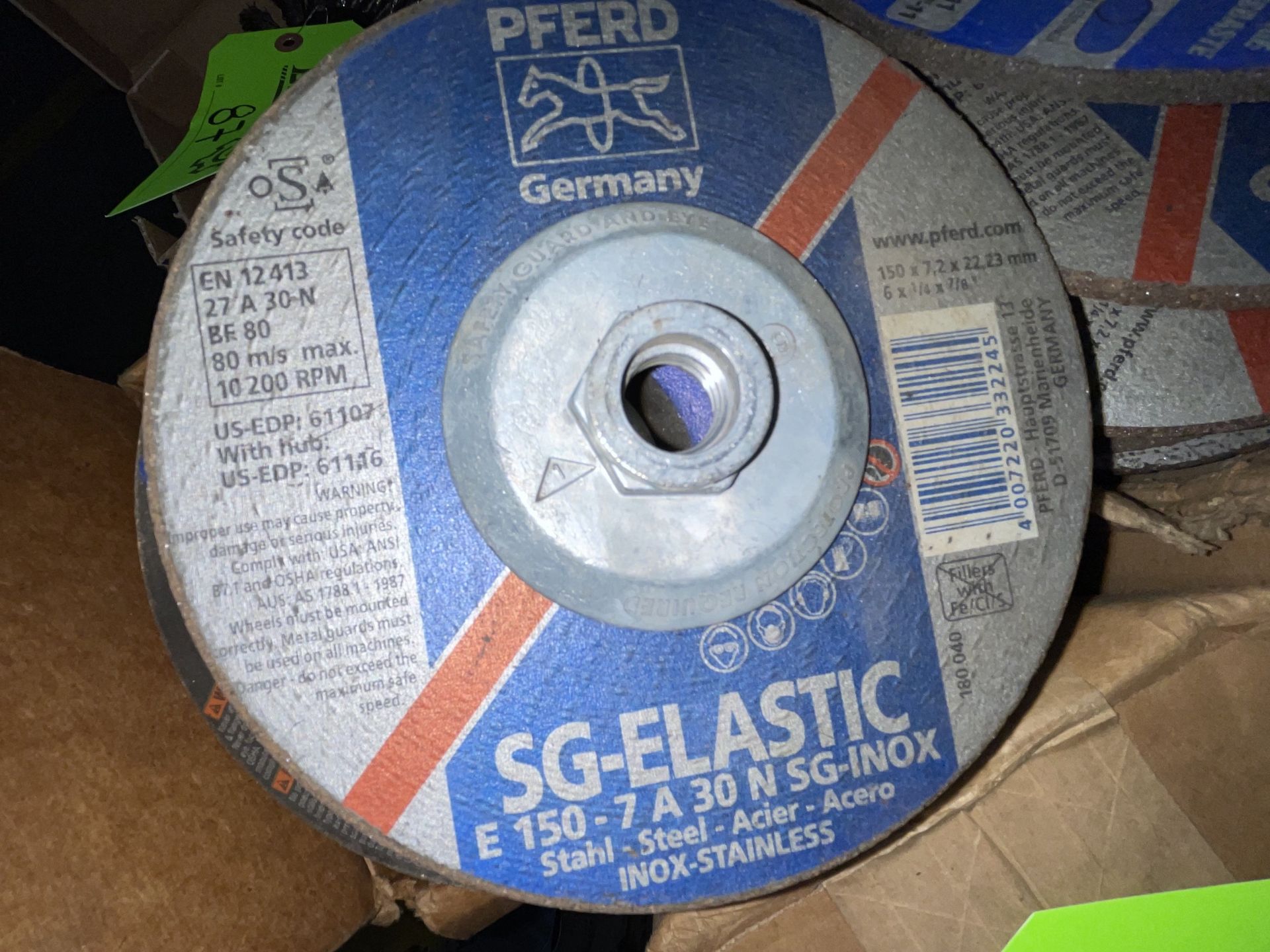 Lot of Steel Grinding Wheels - Upland - Image 3 of 11