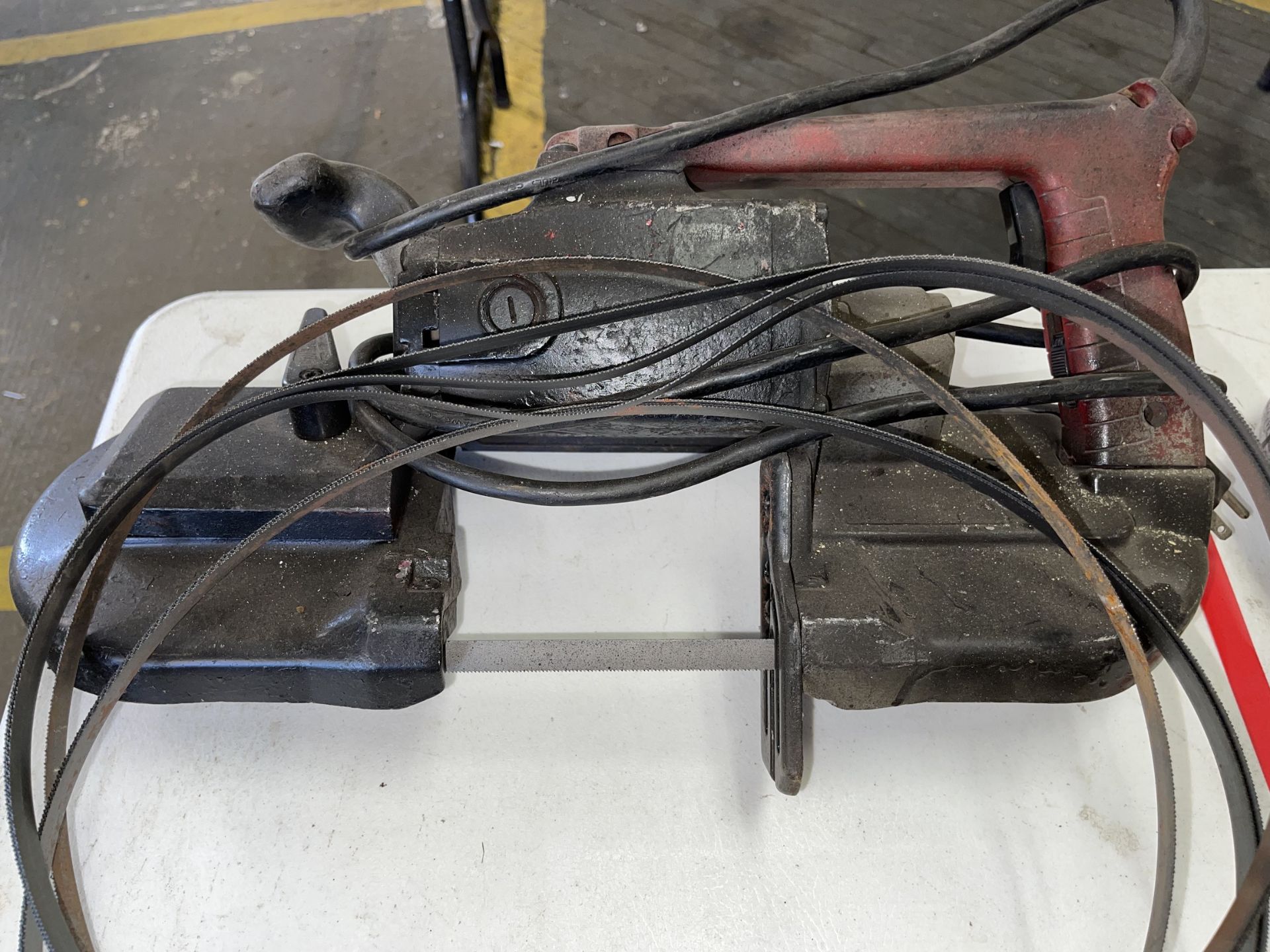 Lot of 2 Milwaukee Portable Band Saws - Upland - Image 2 of 5