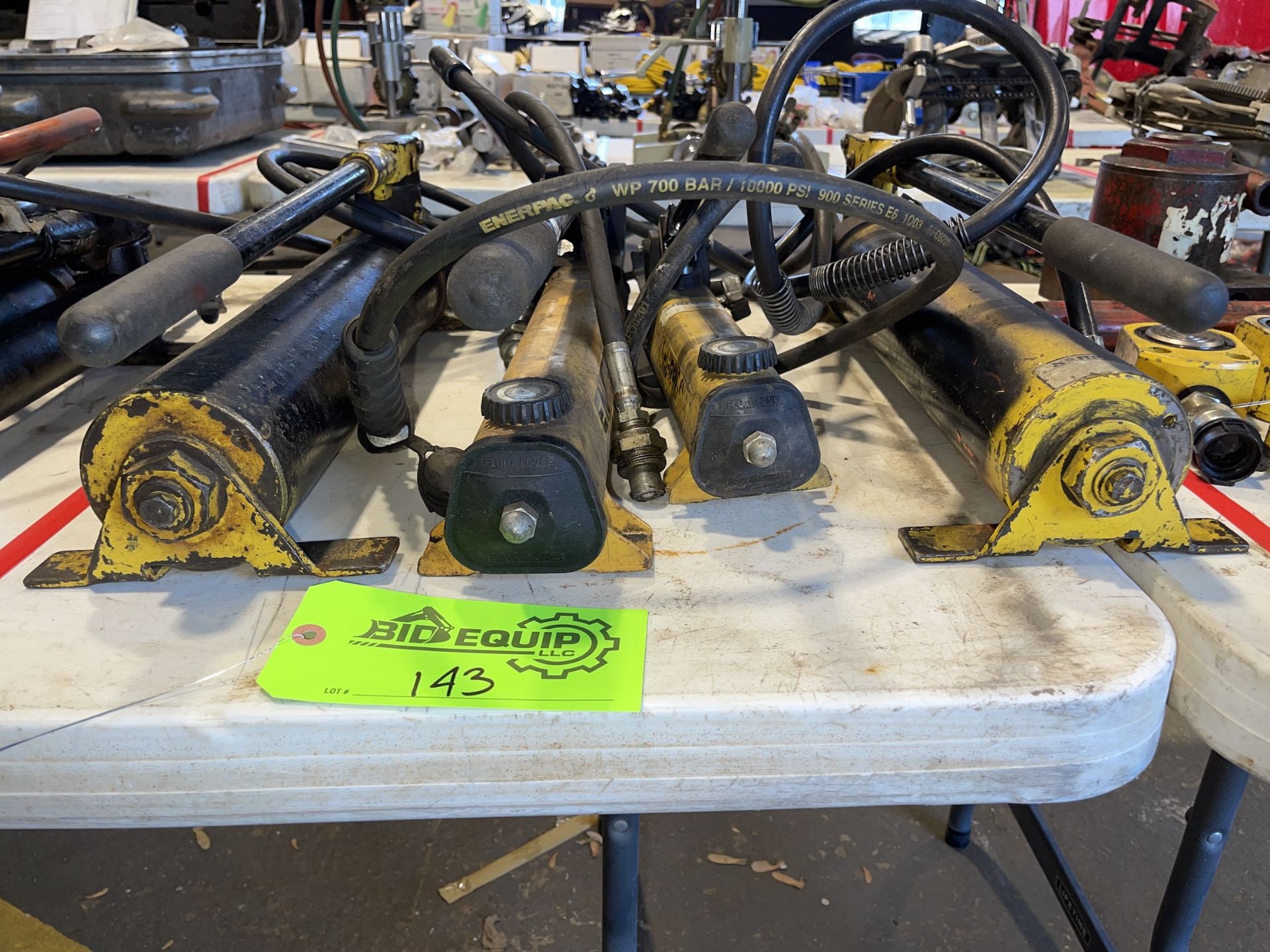 Lot of 4 Enerpac Hydraulic Pumps - Upland - Image 3 of 8