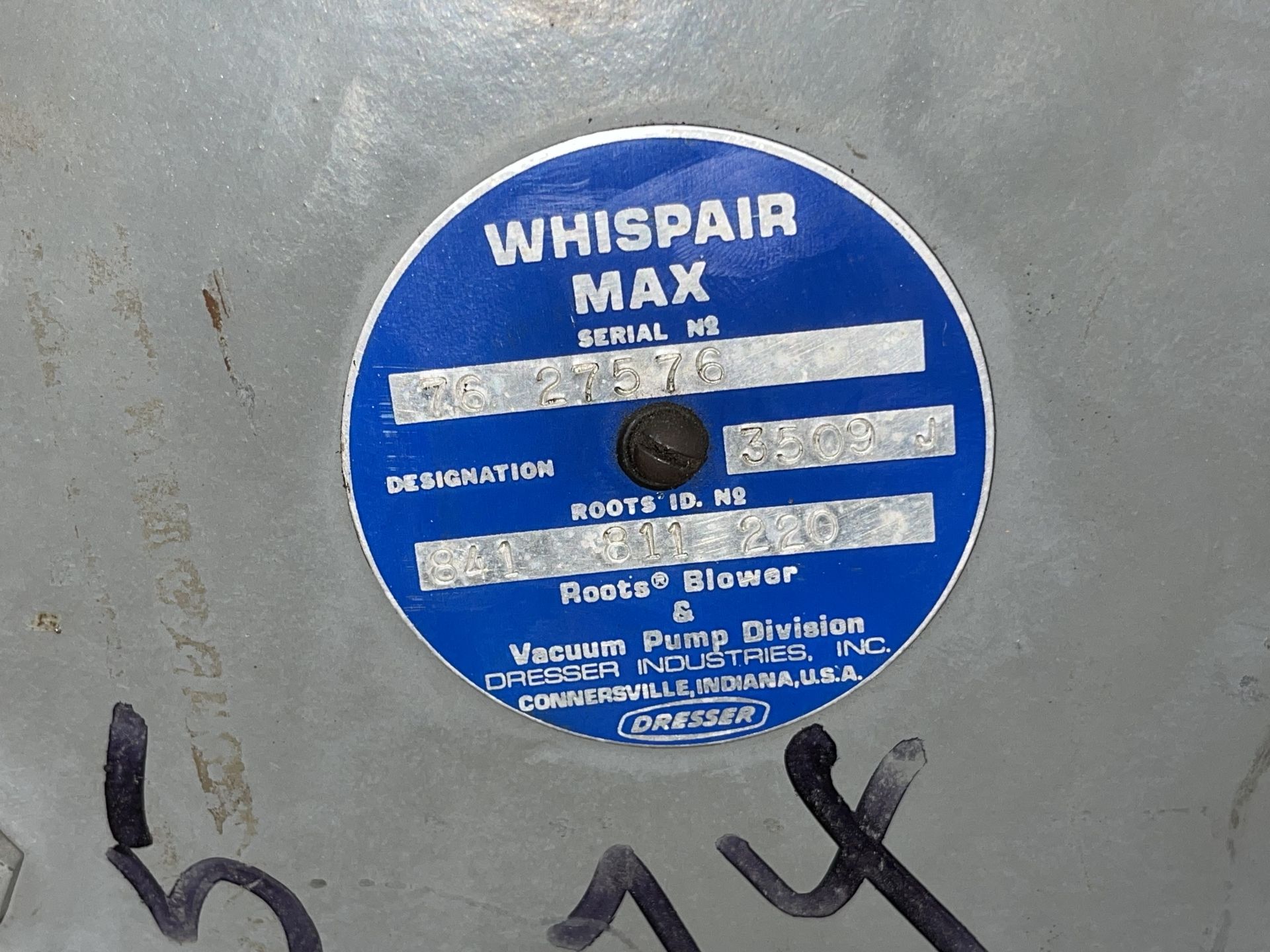 Whisper Max Vacuum Pump (EH135) - Lester, PA - Image 3 of 7