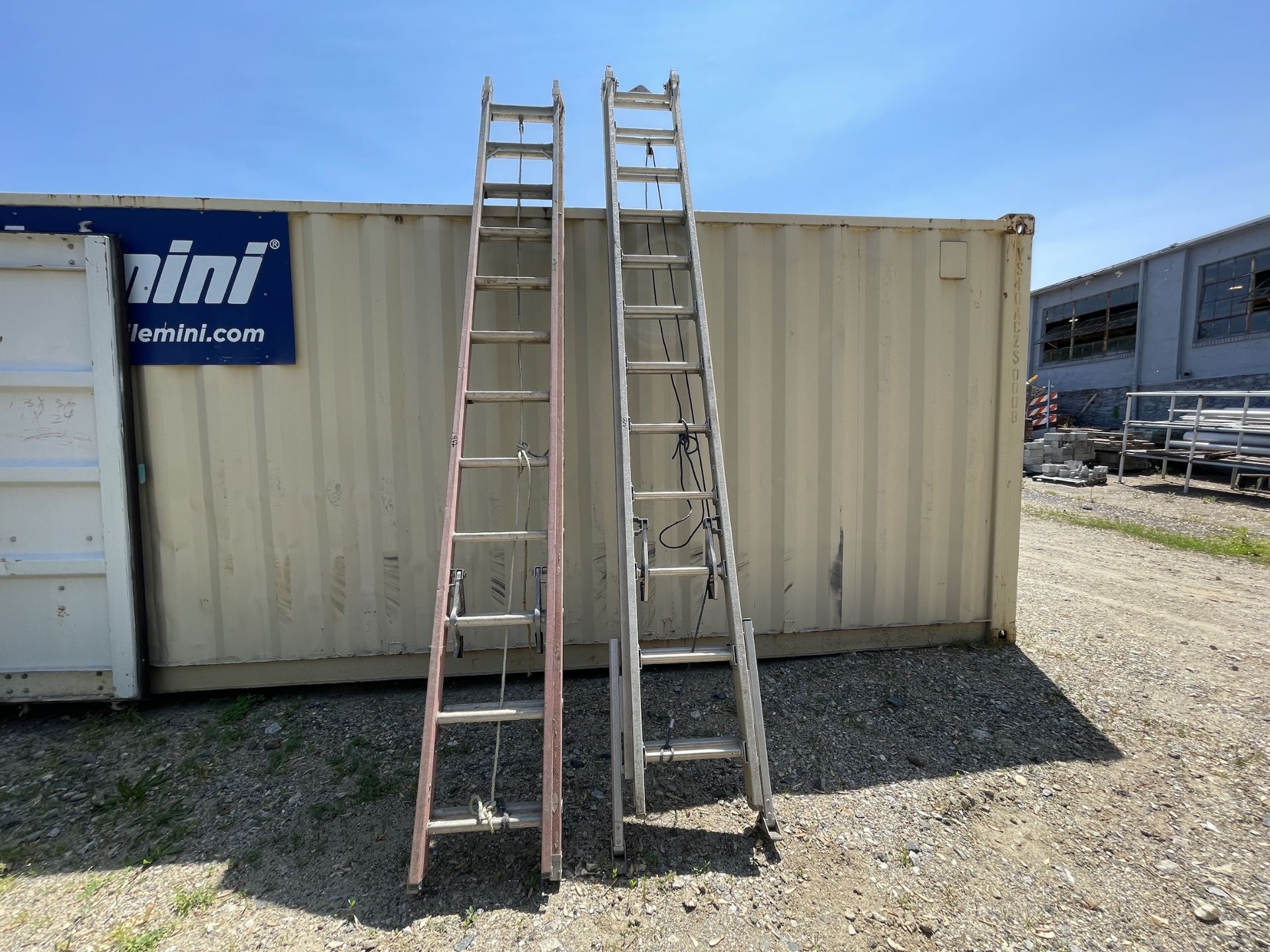 Lot of 2 Extension Ladders - Upland