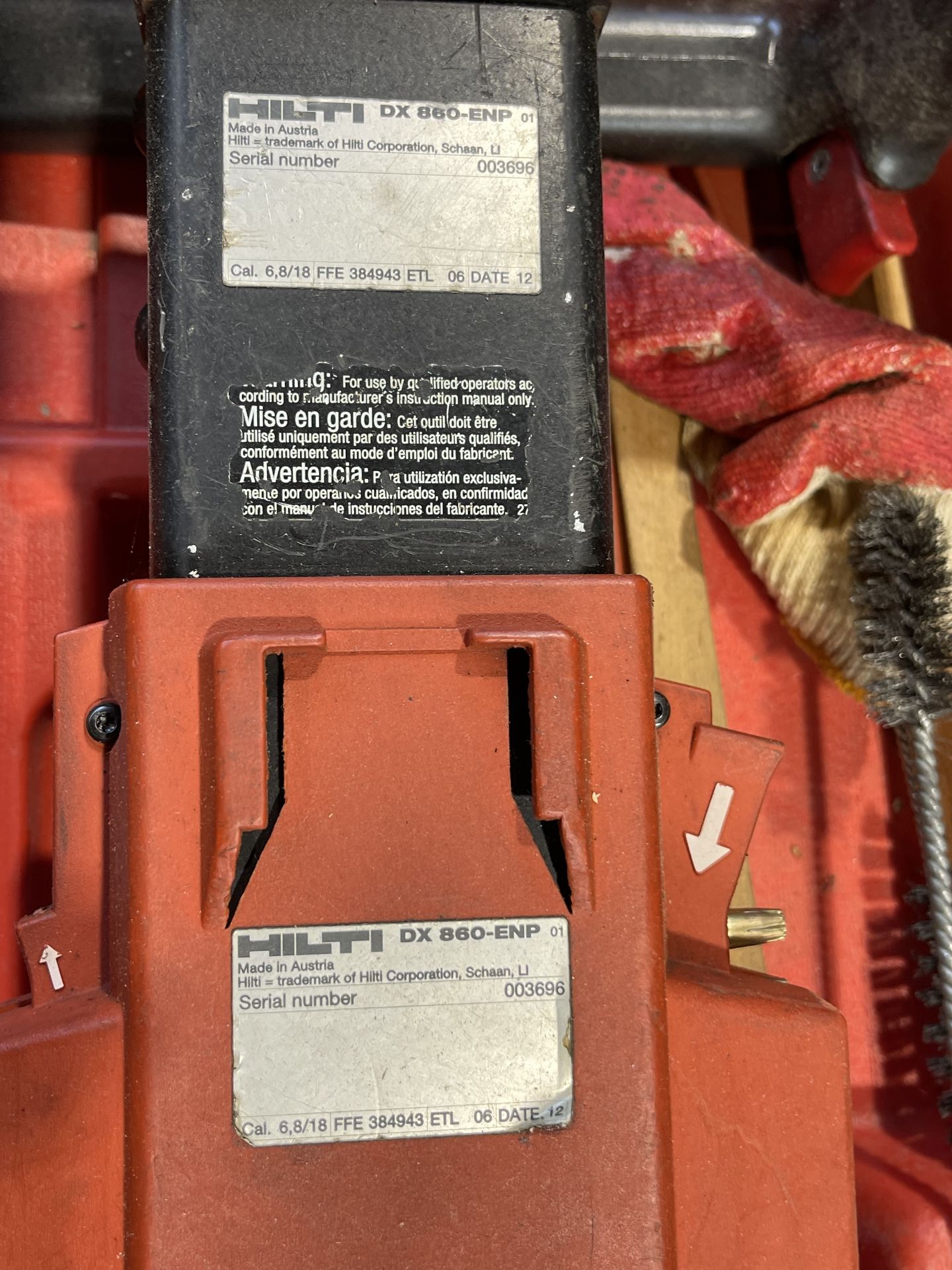 Hilti Steel/Concrete Nail Gun (513U) - Upland - Image 6 of 9