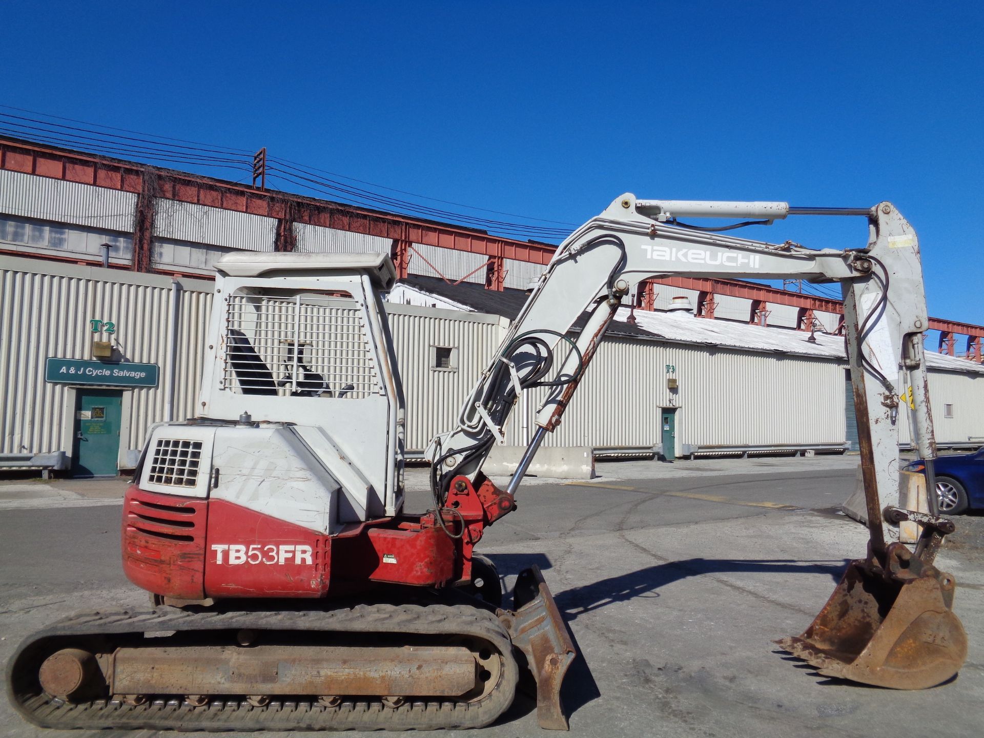 Takeuchi TB53FR Mini Excavator - Lester, PA - Image 6 of 8