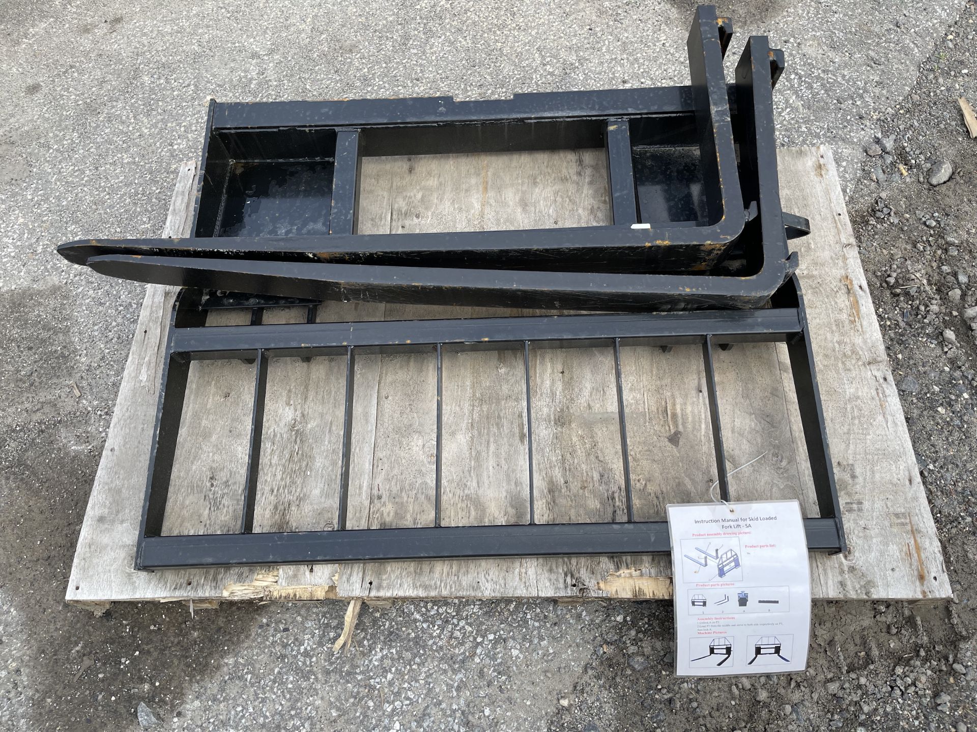 Brand New 48" Skid Steer Fork Attachment (ES31) - Lester, Pa - Image 3 of 4