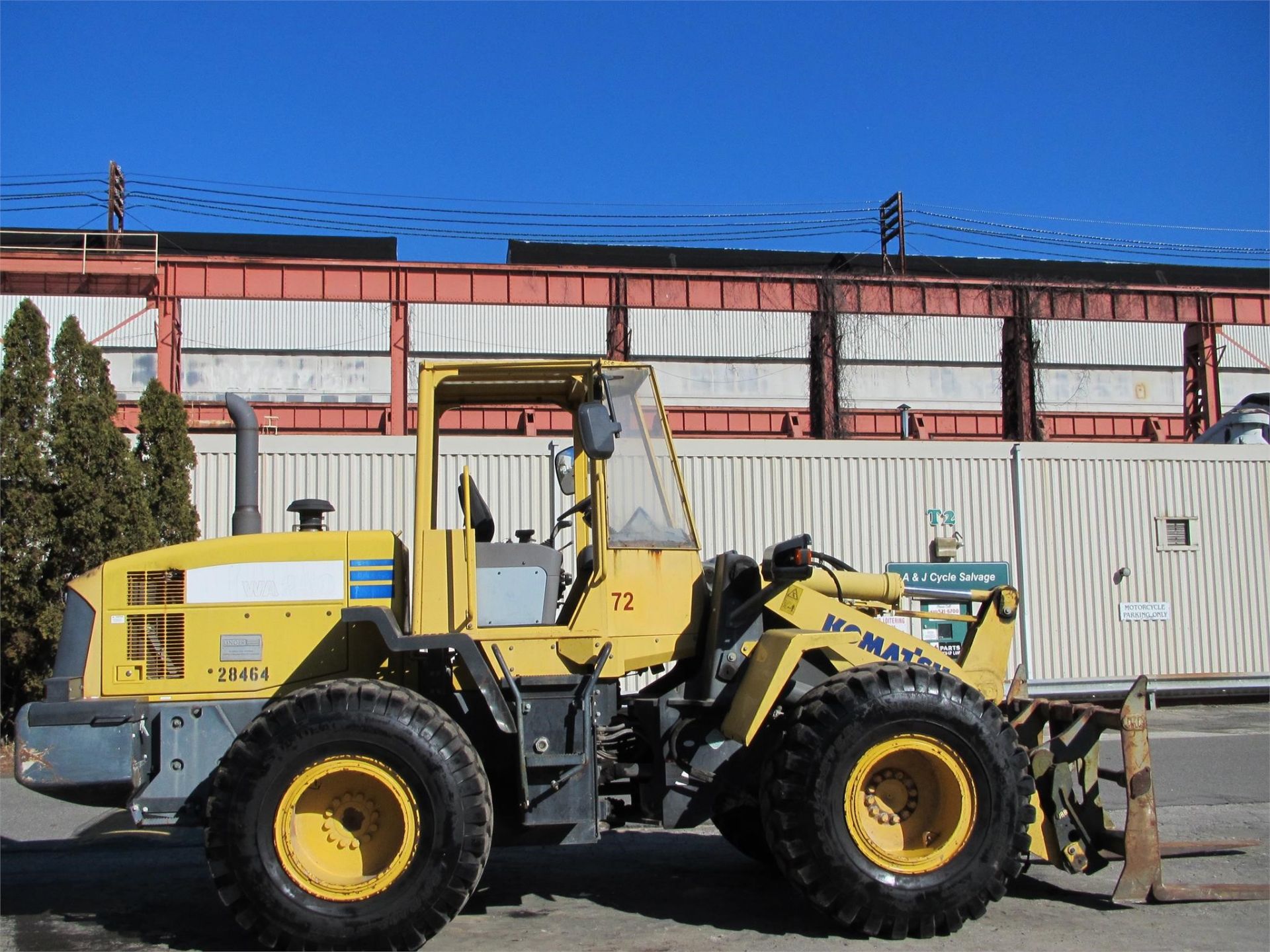 Komatsu WA250 Loader Bucket & Fork Attachment - Lester, PA