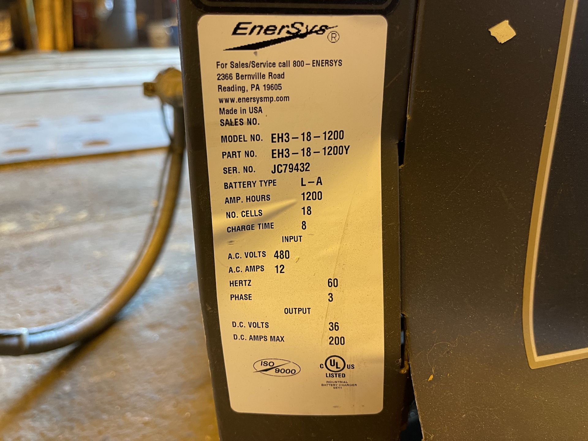 Enforcer 36V Forklift Battery Charger (CG12E) - Image 5 of 8