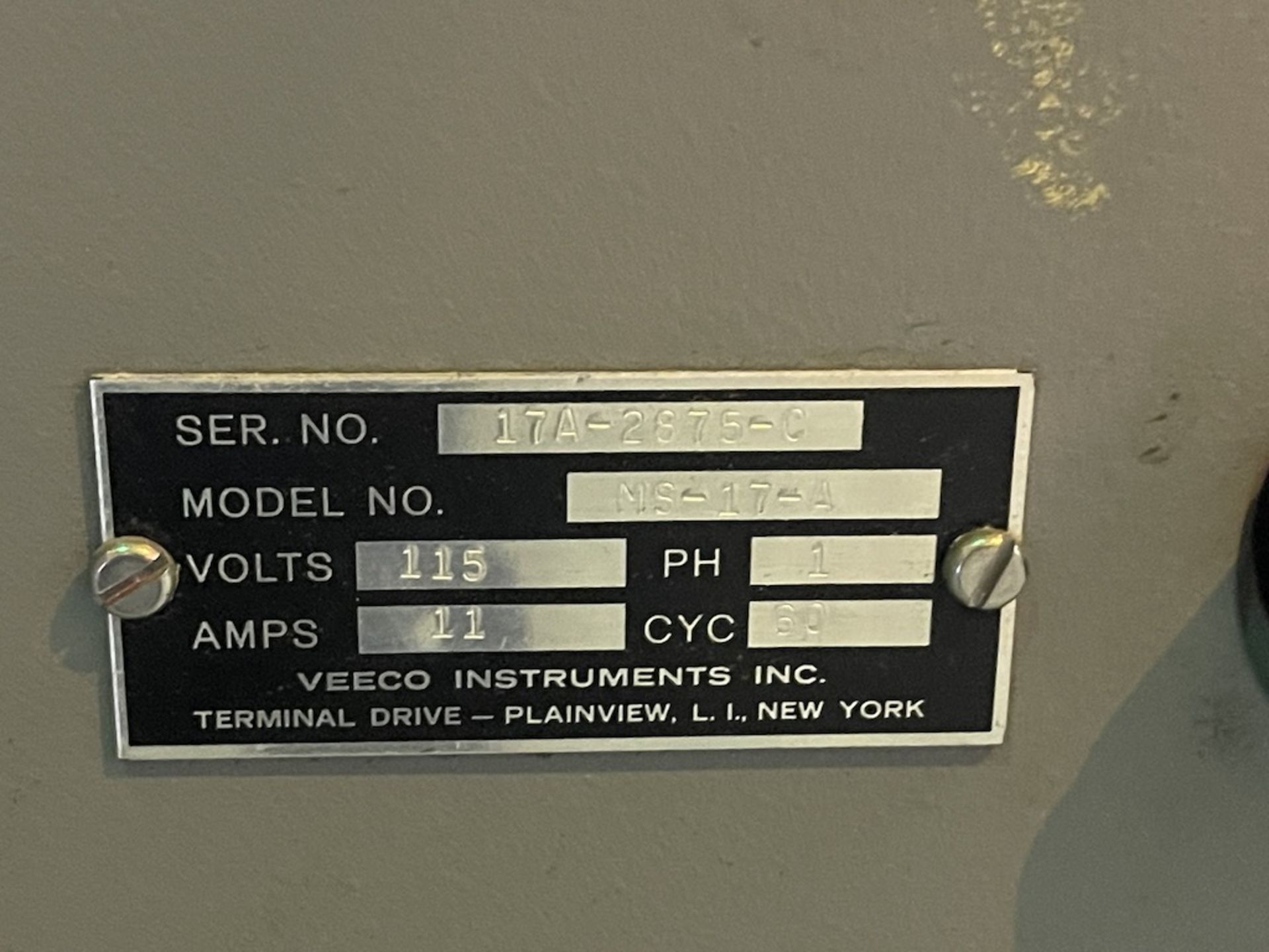 Veeco Leak Indicator -MS17(BS57) - Image 7 of 11