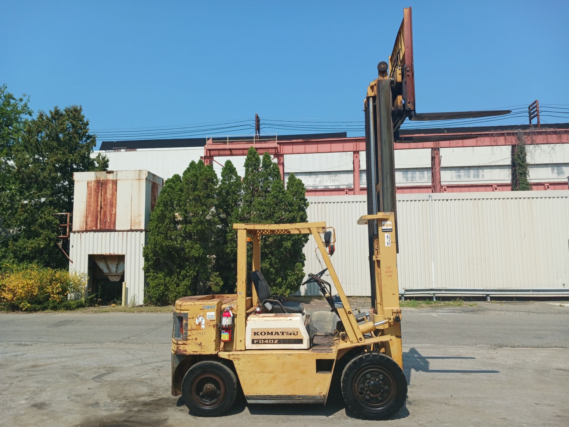 Komatsu FD40ZT-4 8,000 lb Forklift - Image 11 of 14