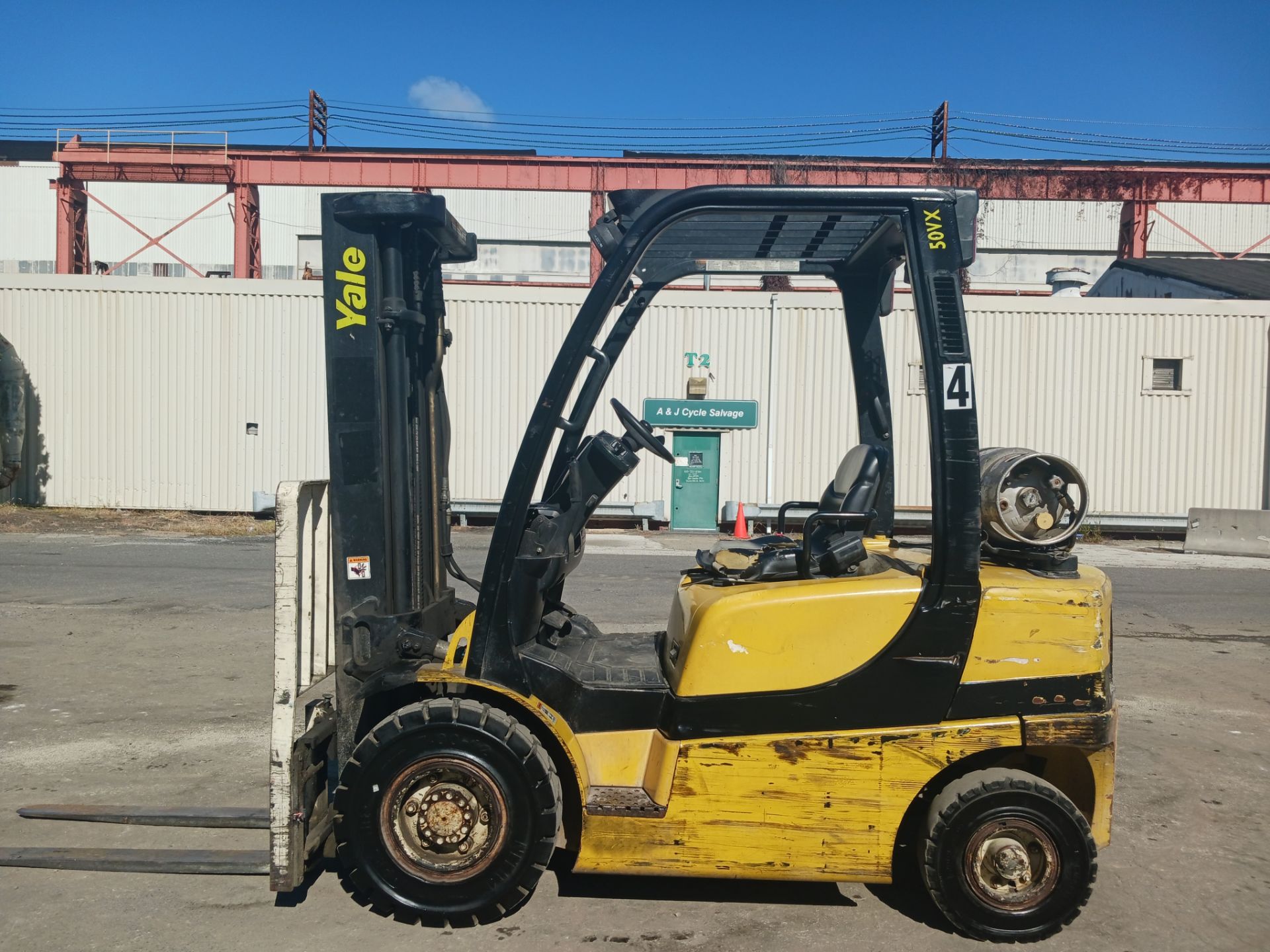 Yale GLP050VX 5,000lb Forklift - Image 4 of 17