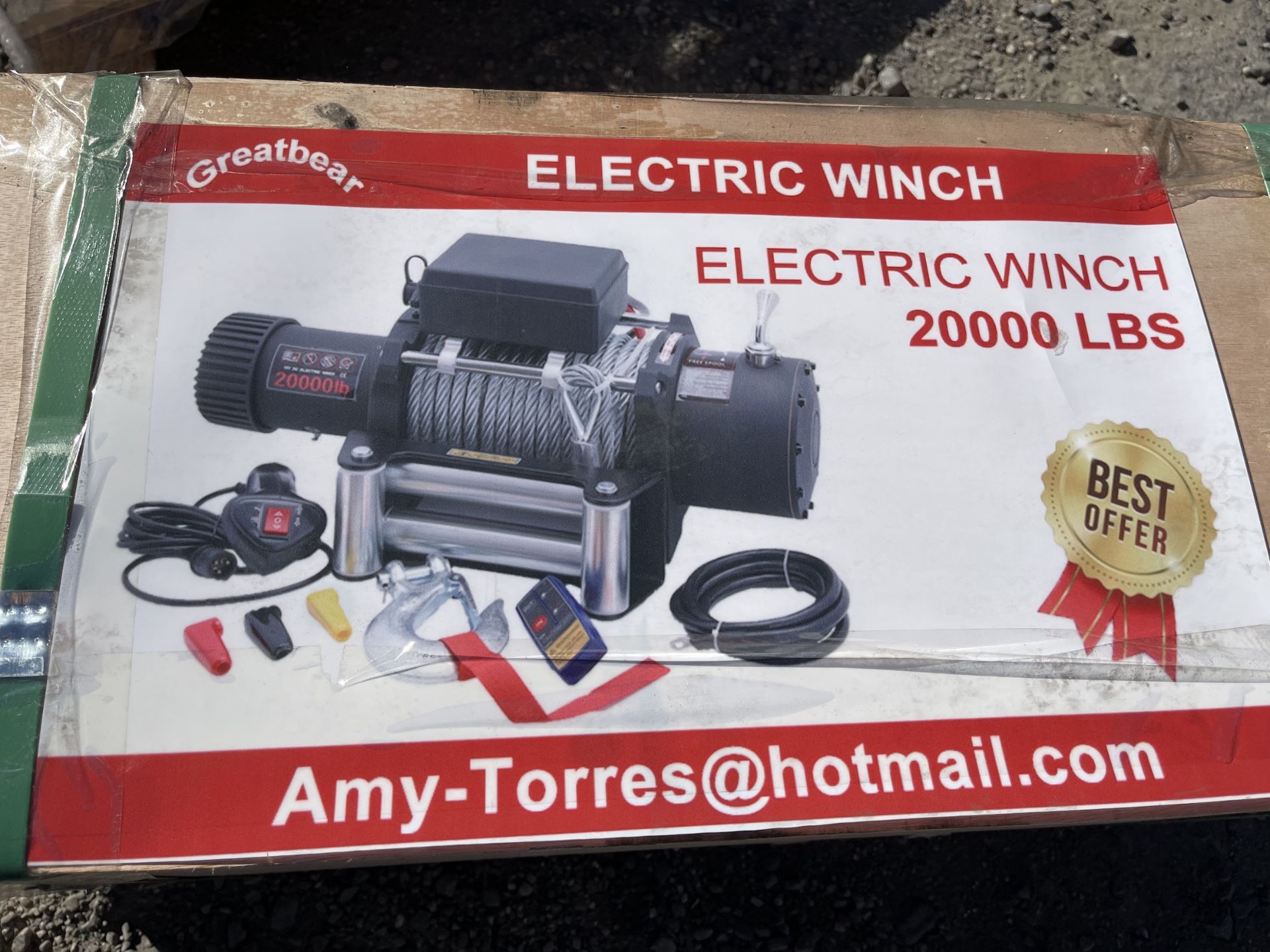 Brand New Unused 2023 Greatbear Electric Winch (NY141) - Image 8 of 9
