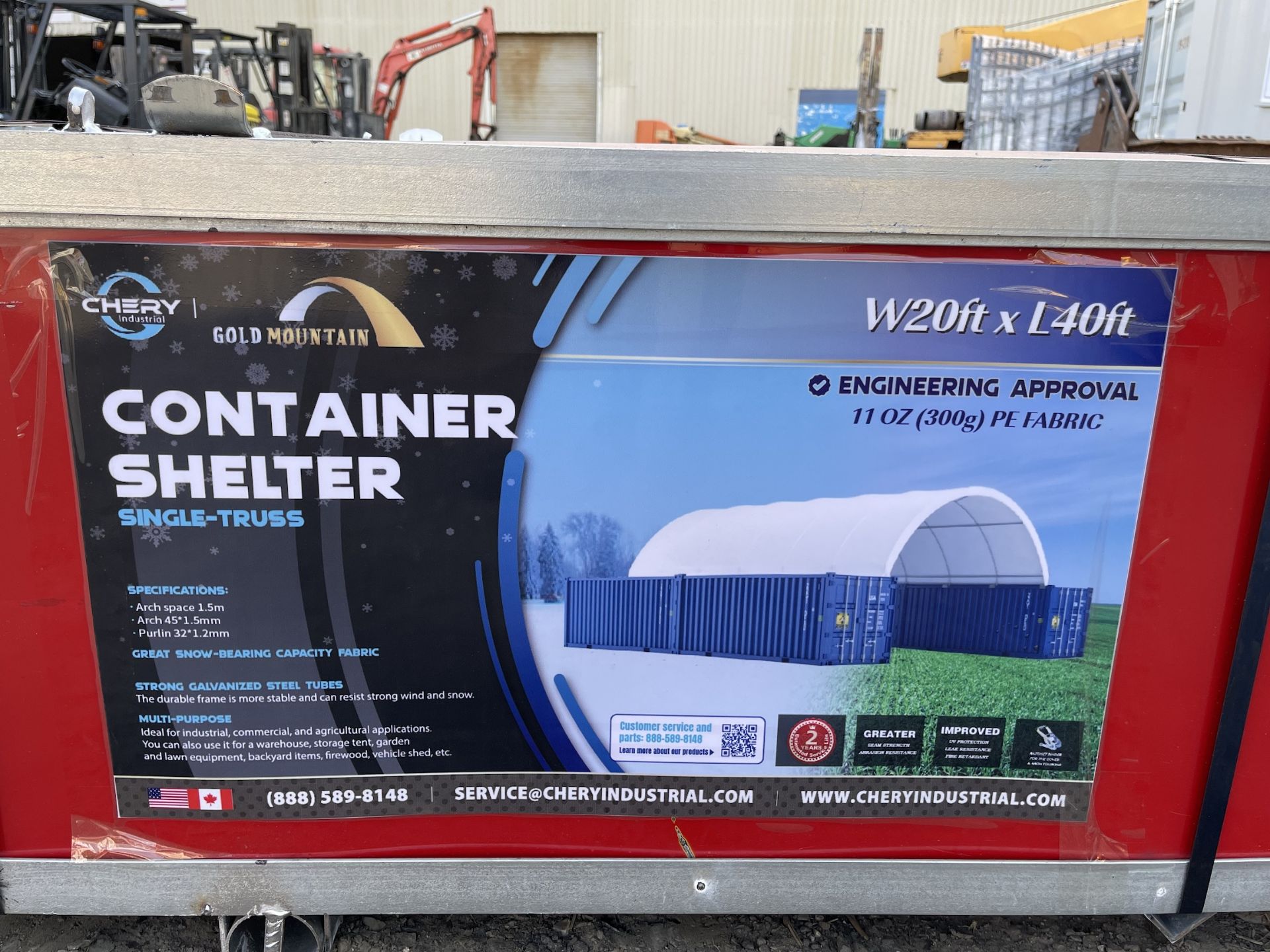 Brand New Gold Mountain 20ft X 40ft Container Shelter (NY160) - Image 2 of 4