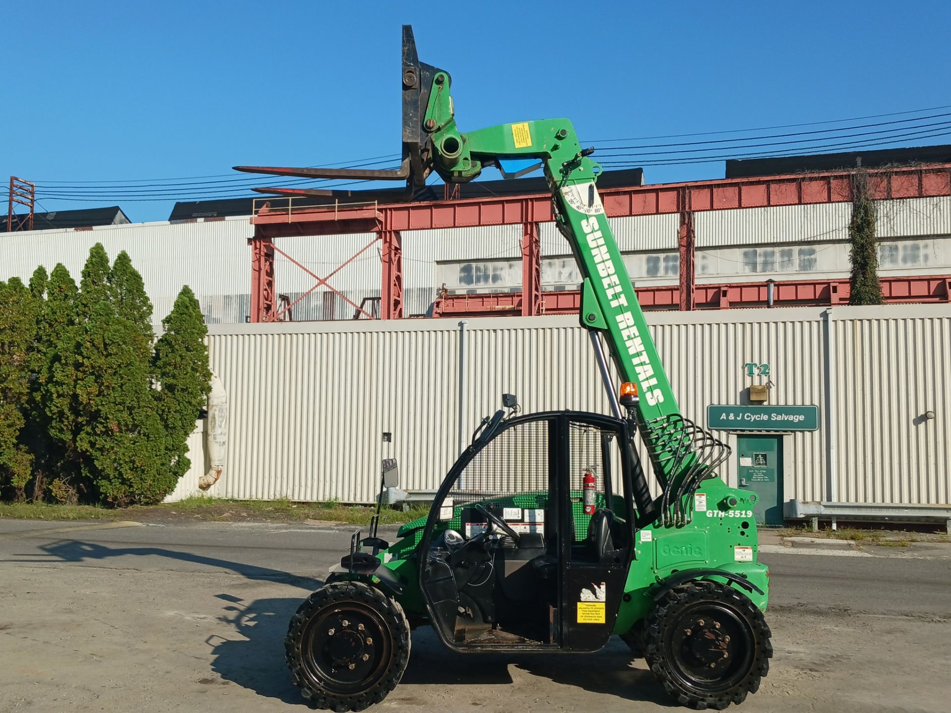 2015 Genie GTH-5519 5,000lbs Telescopic Forklift - Image 7 of 22