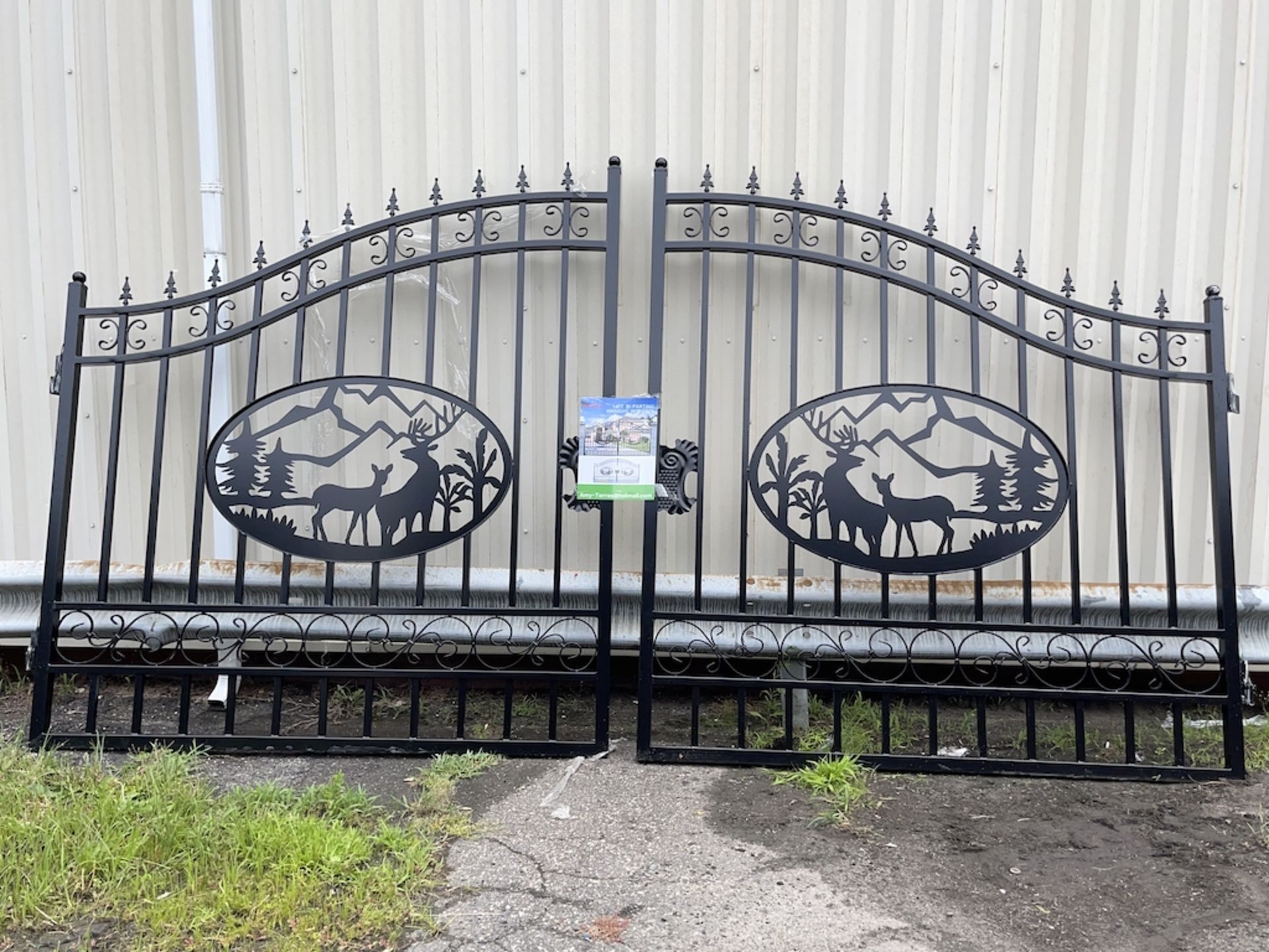 Brand New Unused Greatbear 14ft Bi-Parting Wrought Iron Gate (NY126) - Image 5 of 6