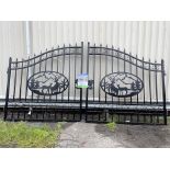 Brand New Unused Greatbear 14ft Bi-Parting Wrought Iron Gate (NY125)