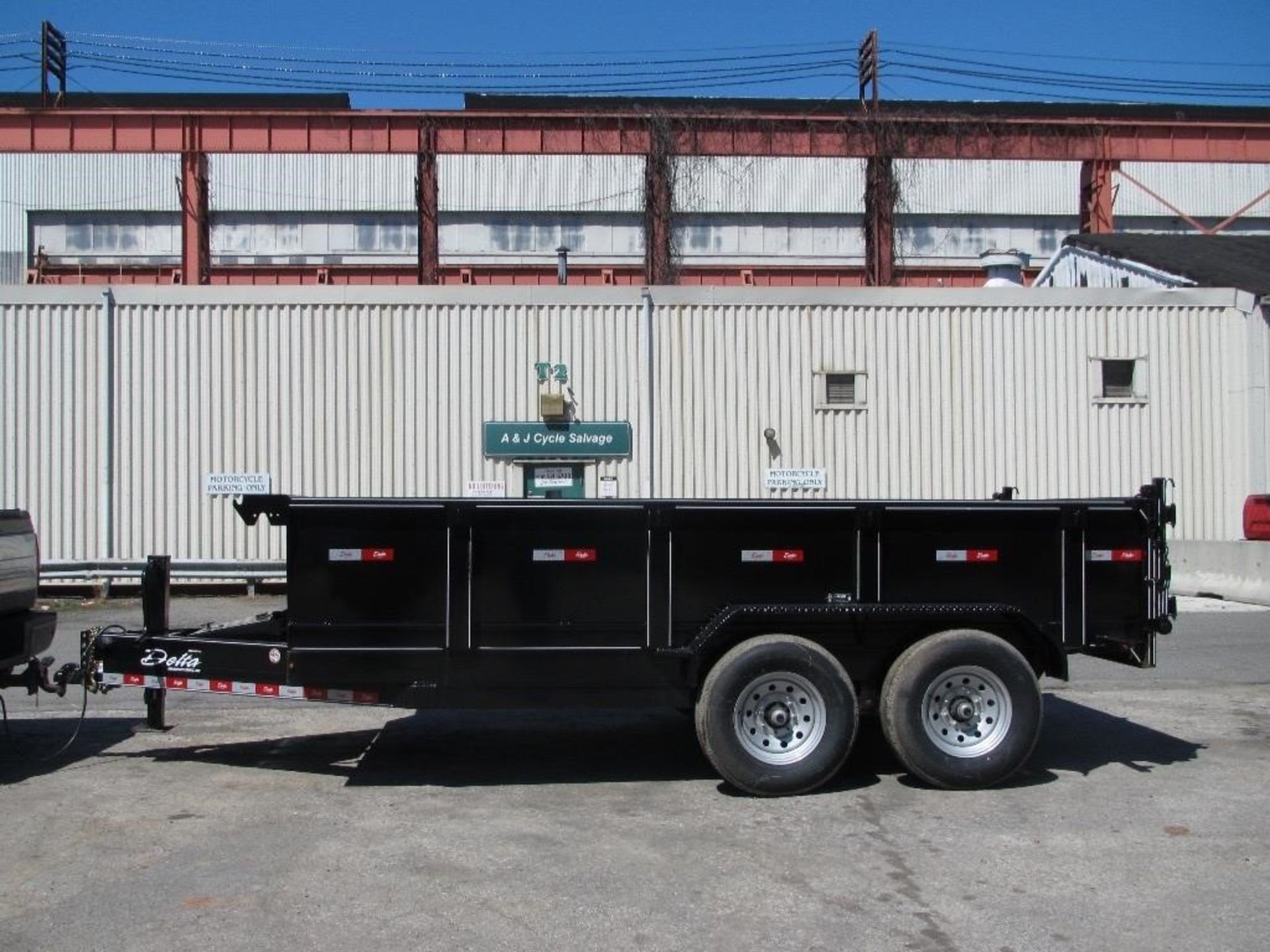 New 2021 Delta 14FT Tilting Dump Trailer