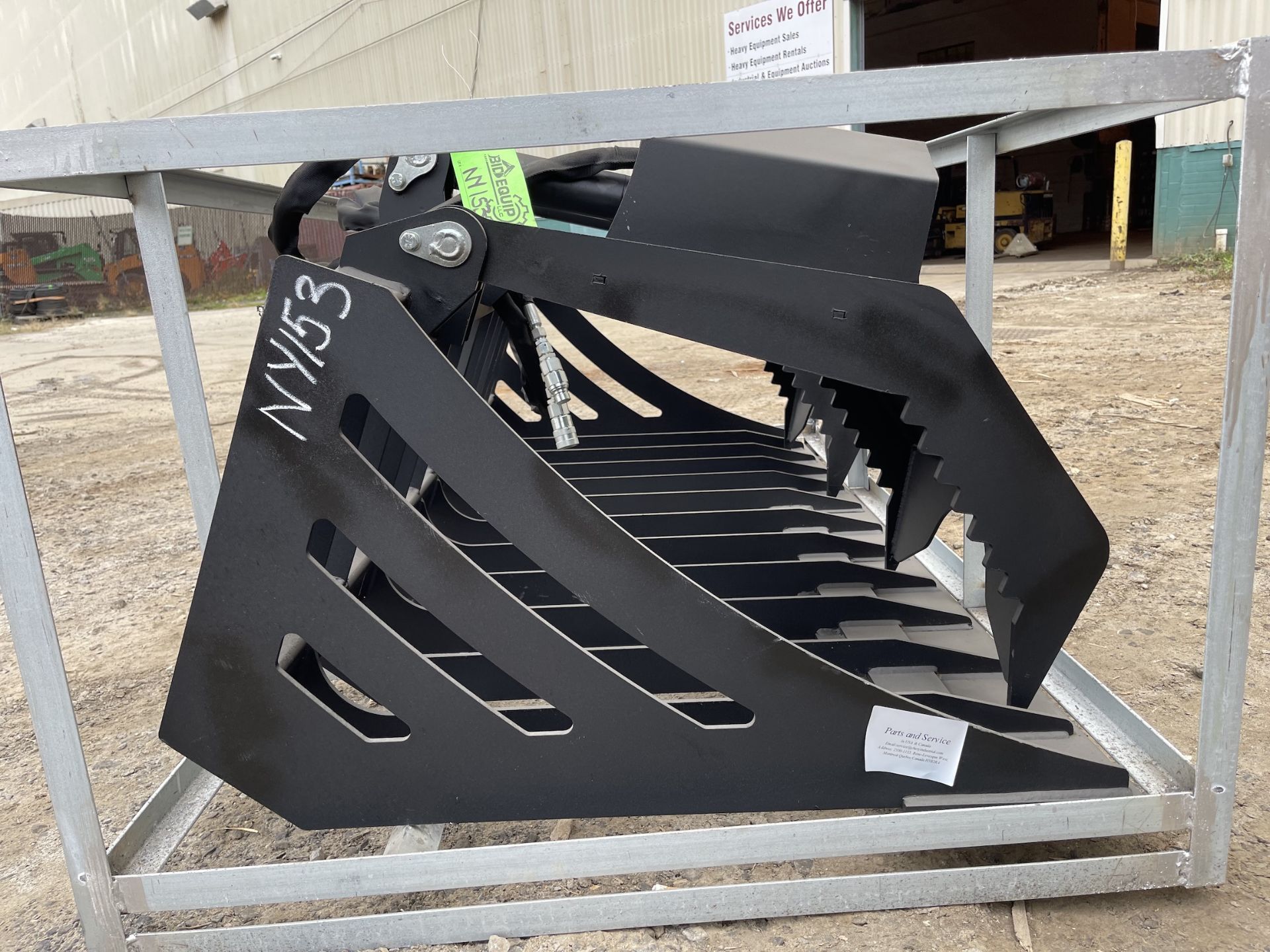 Brand New Greatbear 72" Rock Grapple Bucket Skid Steer Attachment (NY153) - Image 4 of 12