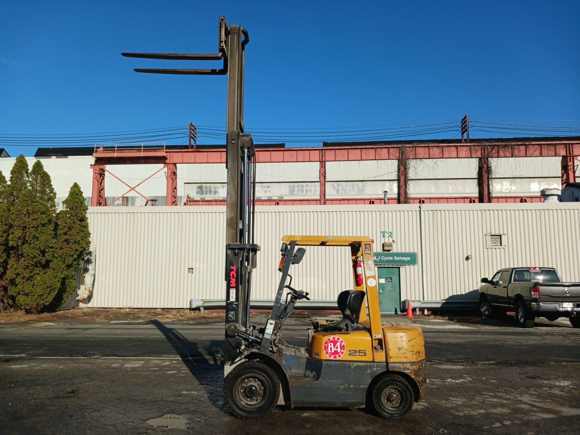 2000 TCM FG25N5T 5,000lb Forklift - Image 7 of 20