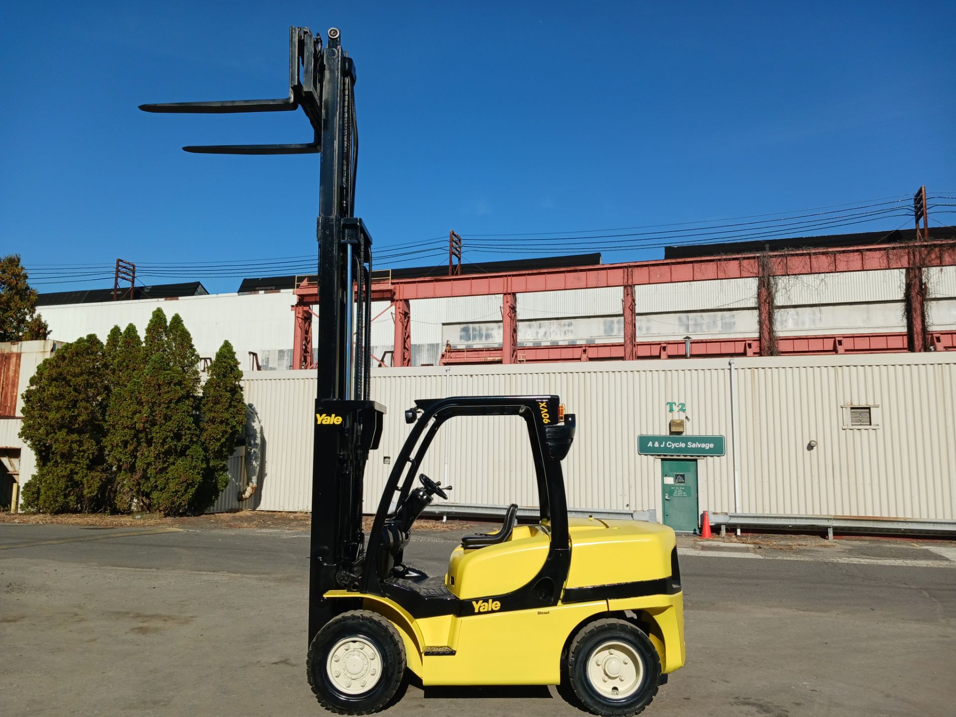 Yale GDP090VXNCSE090 9,000lb Forklift - Image 7 of 22