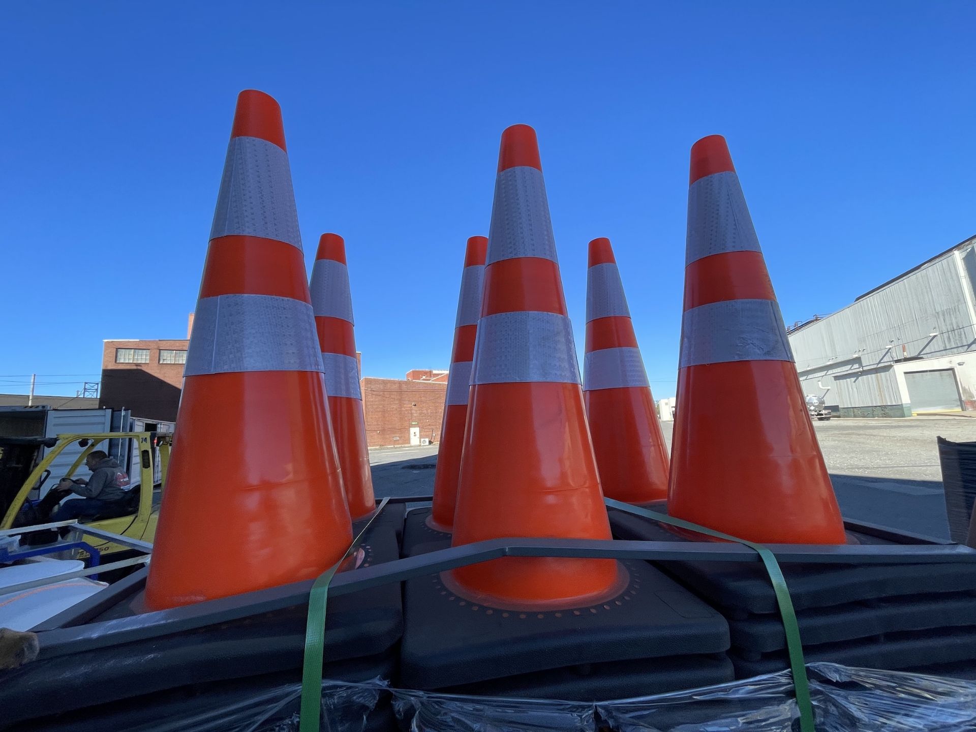 Lot of 250 Brand New Safety Highway Cones (NY113) - Image 2 of 7