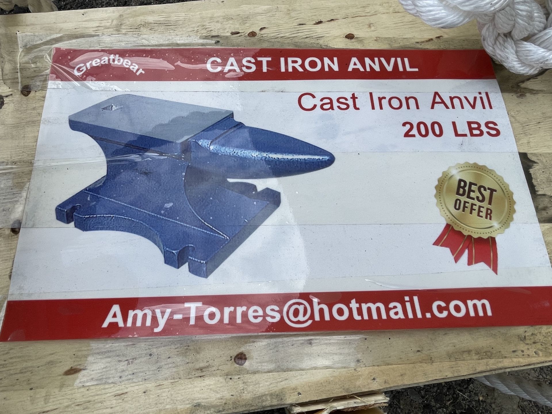 Brand New Cast Iron Anvil (NY173) - Image 5 of 9
