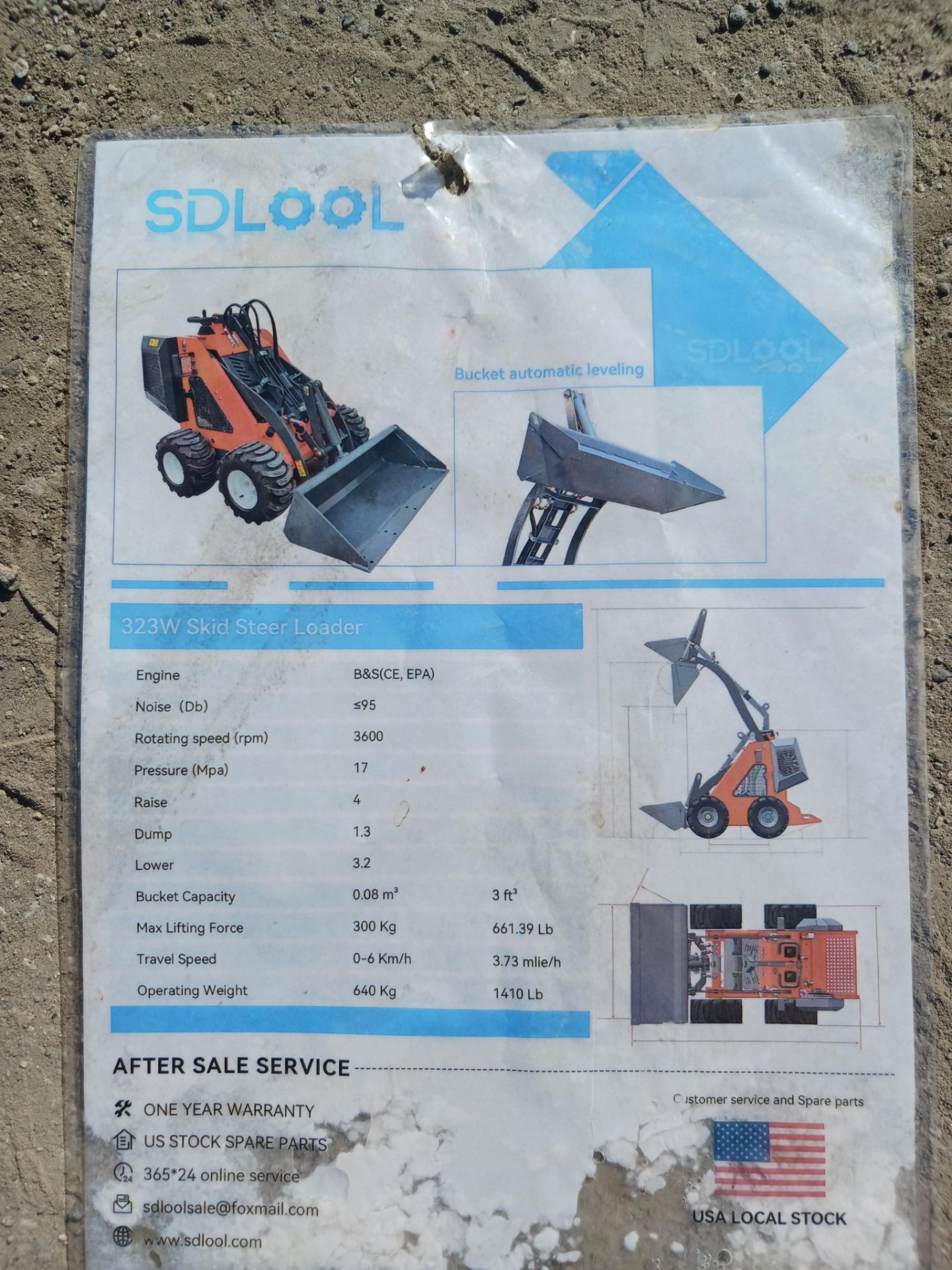 New Unused 2023 SDL00L 323W Gas Mini Skid Steer - Image 17 of 18