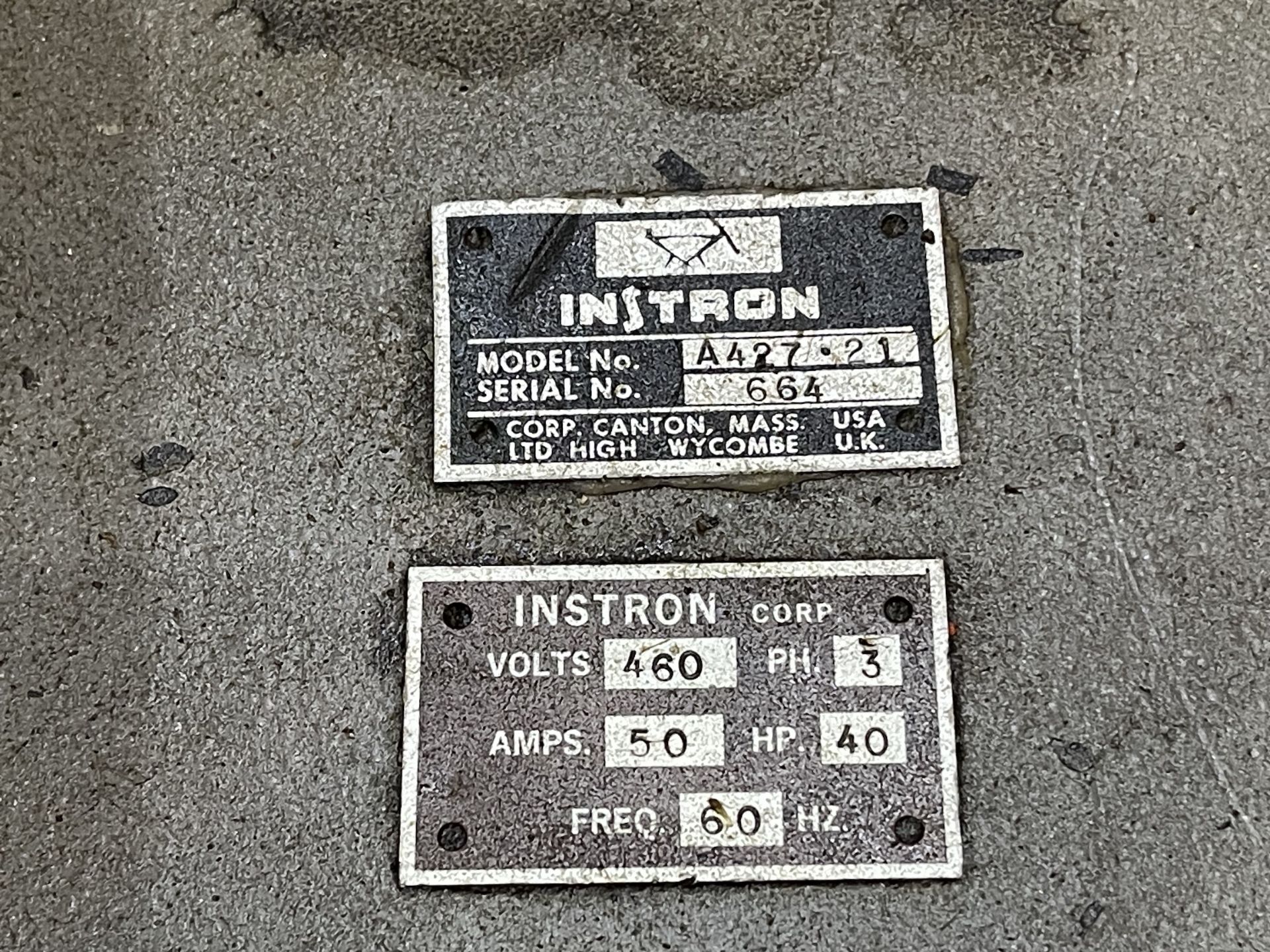 Instron A427-21 460V. Hydraulic Power Pack (RAD5E) - Image 3 of 15